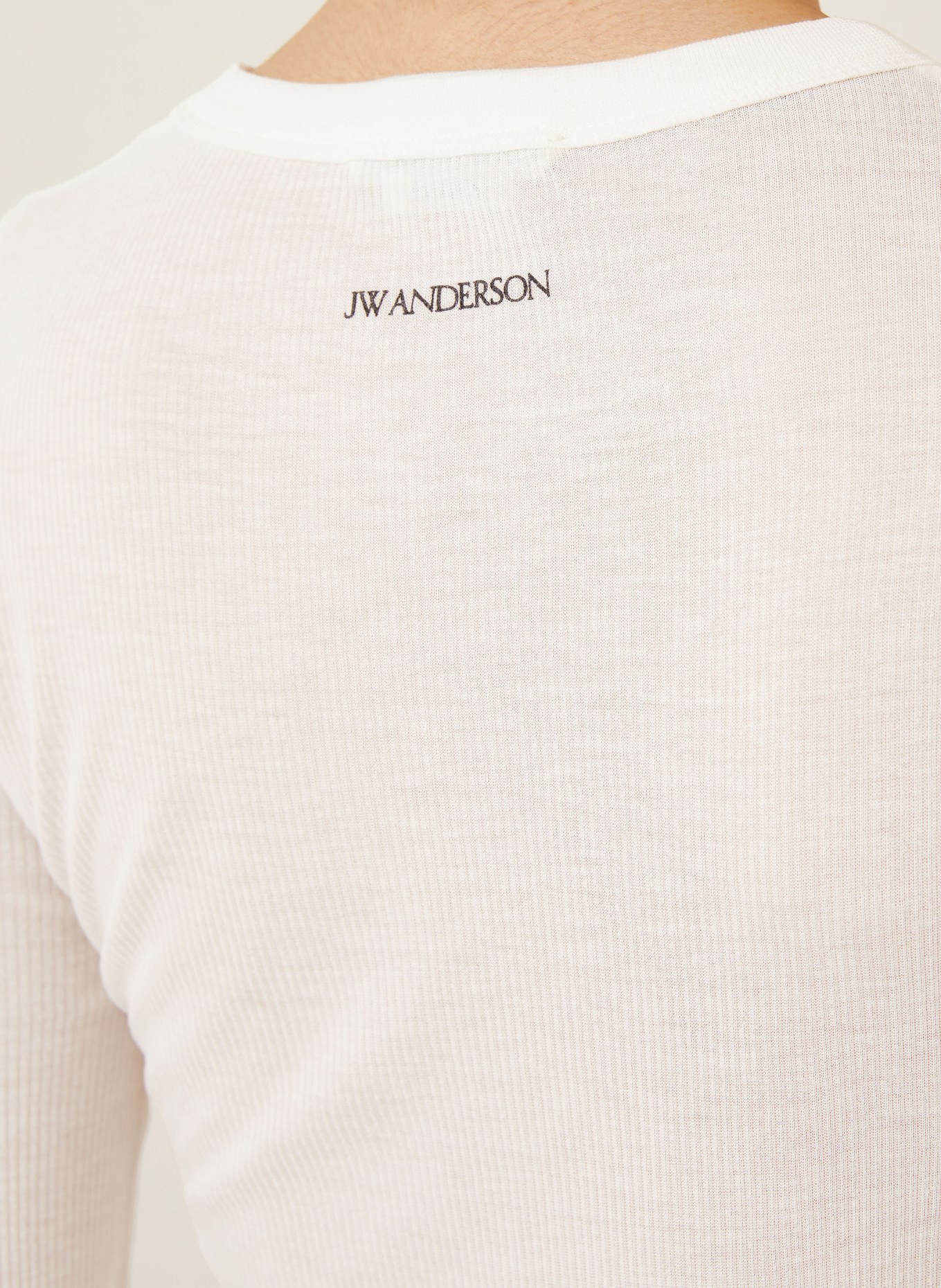 JW ANDERSON Longsleeve: WEISS