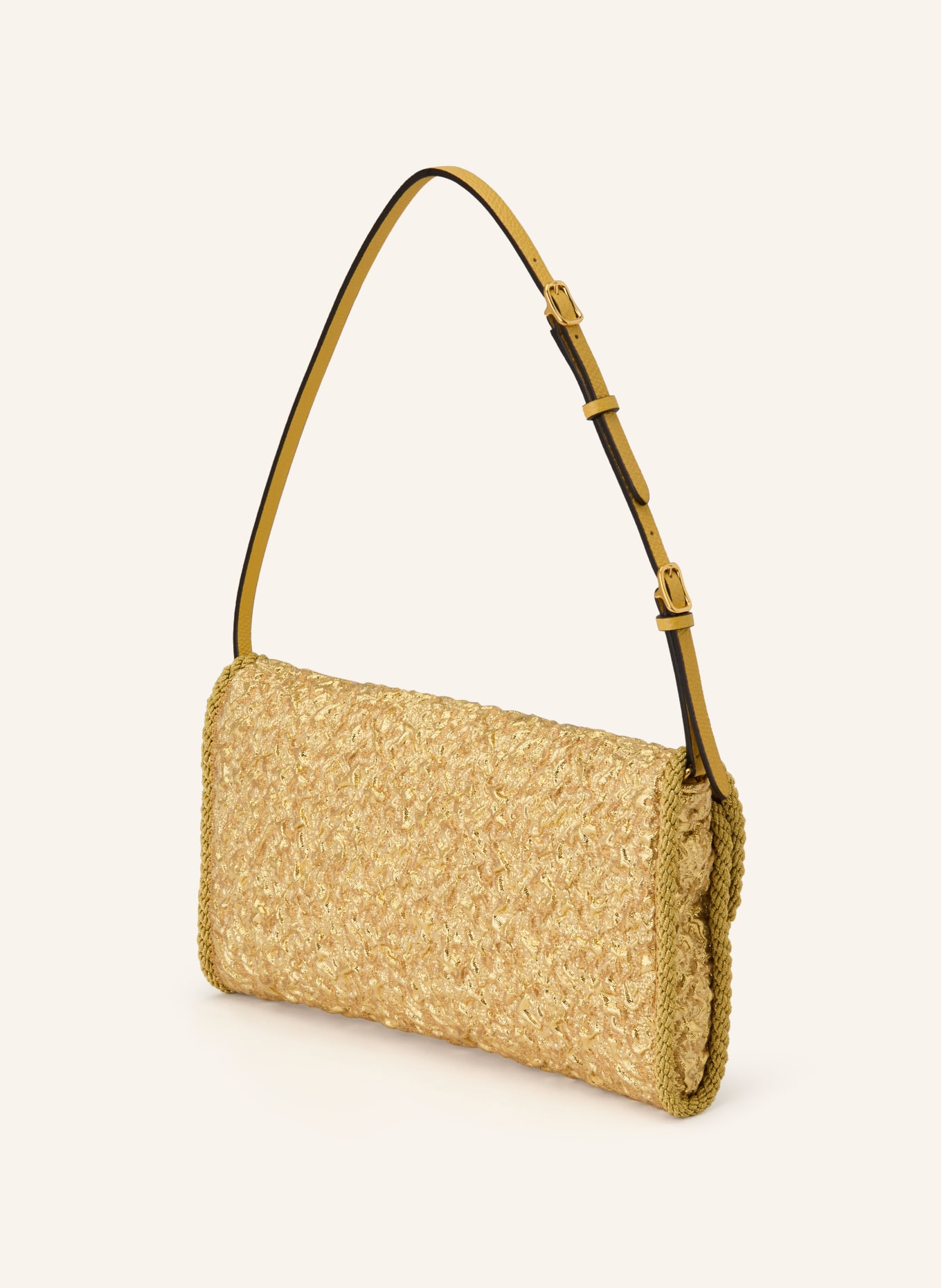 VALENTINO GARAVANI Clutch CLOQUE: GOLD