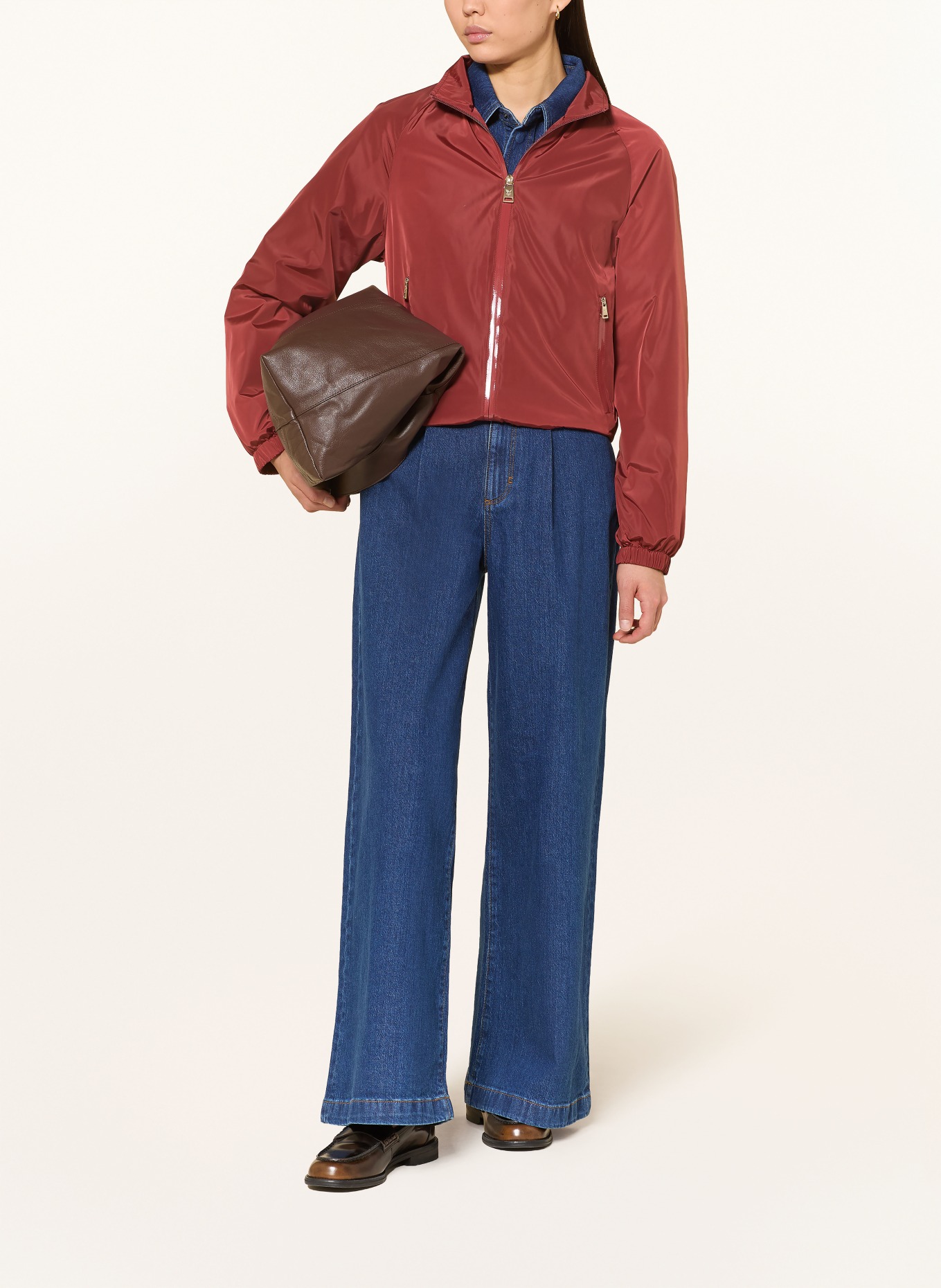 FUCHS SCHMITT blouson: ROUGE FONCÉ