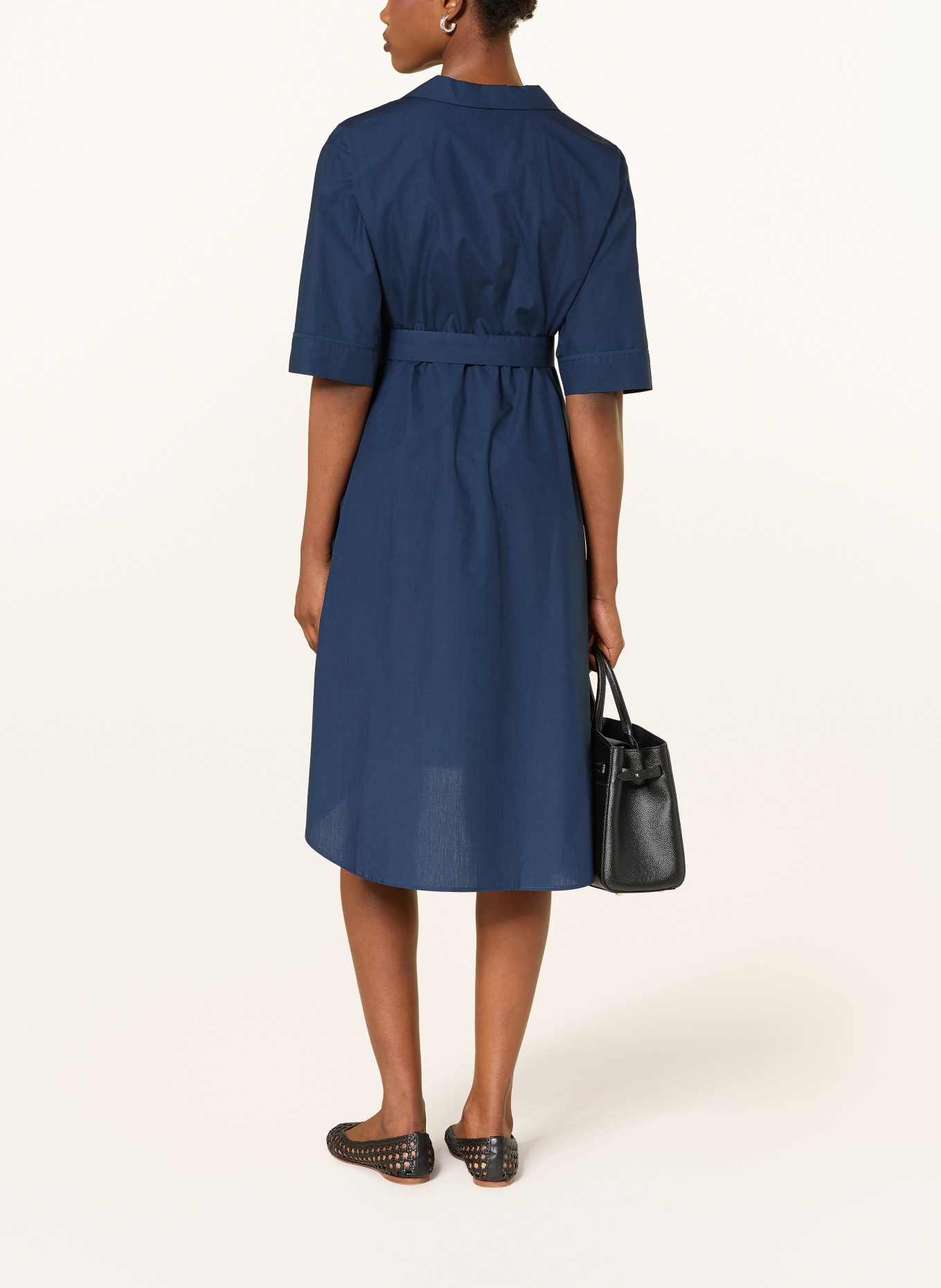 lilienfels Hemdblusenkleid: DUNKELBLAU