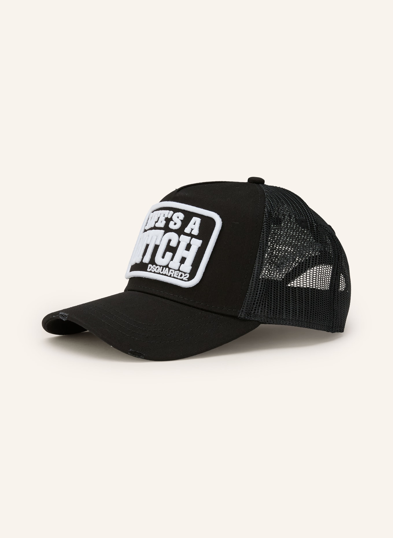 DSQUARED2 Cap: SCHWARZ / WEISS