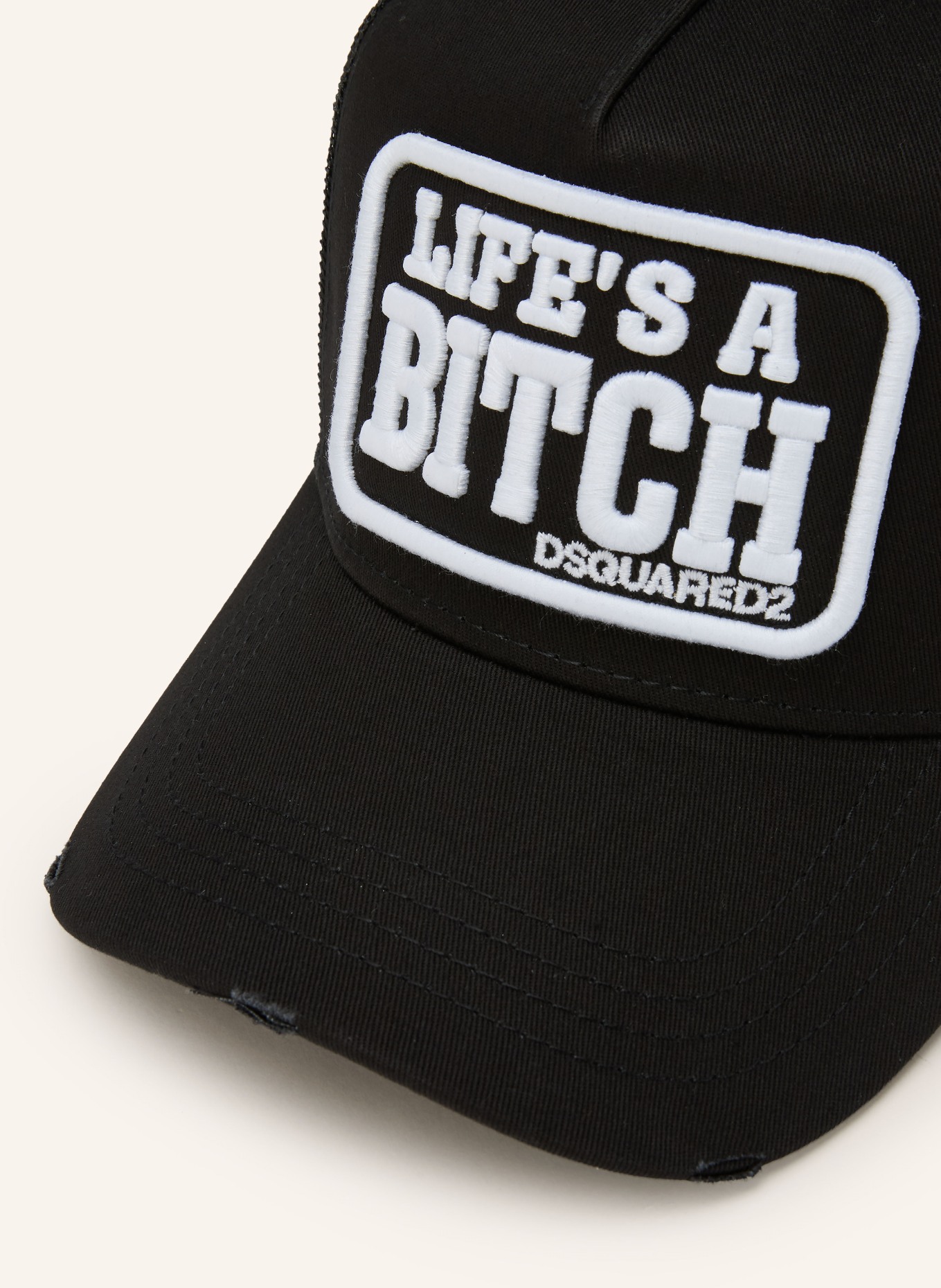 DSQUARED2 Cap: SCHWARZ / WEISS