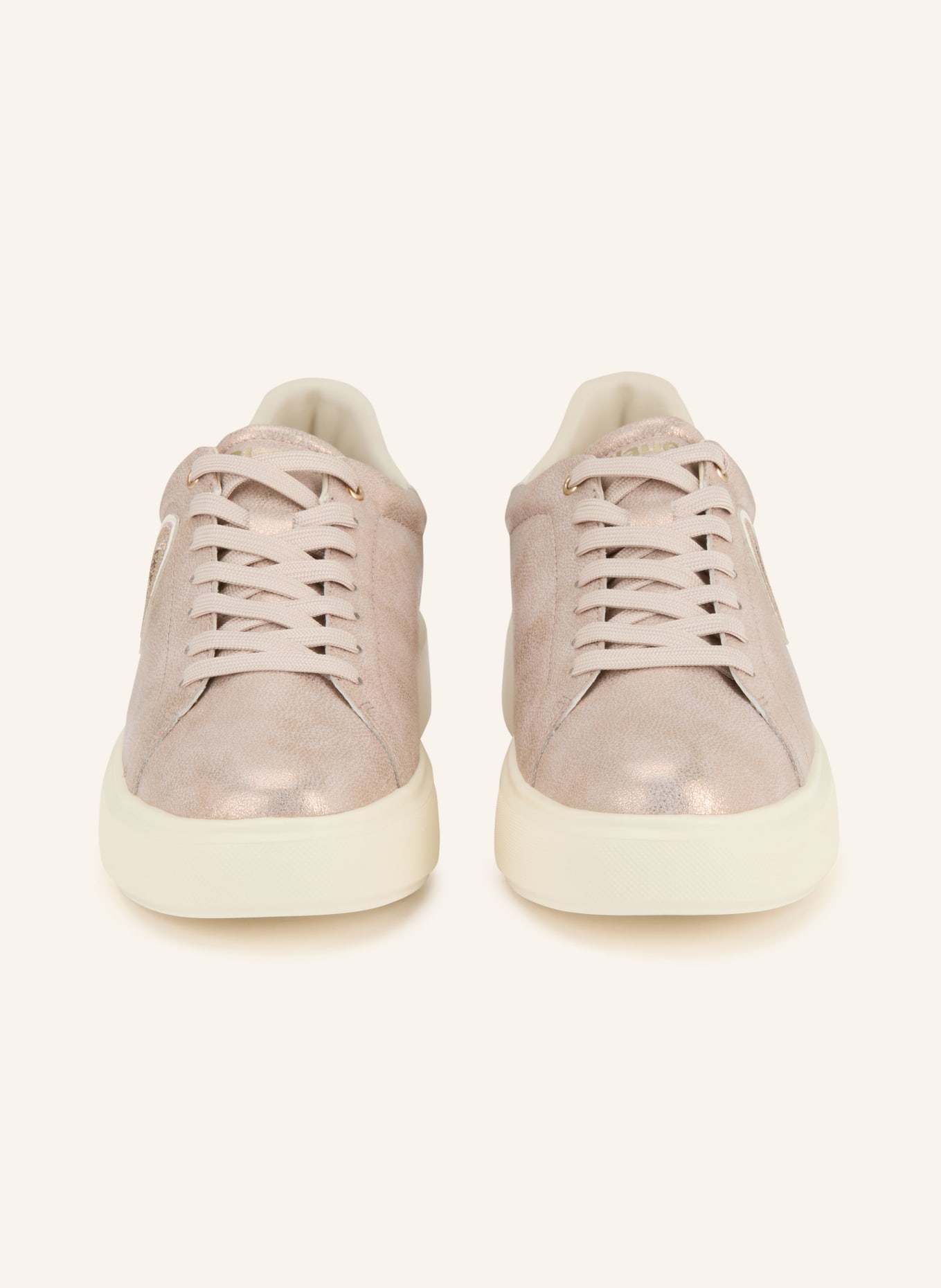 Blauer Tenisky VENUS s ozdobnými kameny: RŮŽOVÁ / KRÉMOVÁ