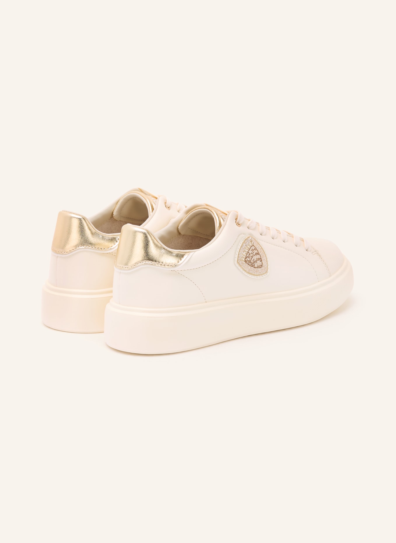 Blauer Sneakersy VENUS01: KREMOWY / ZŁOTY