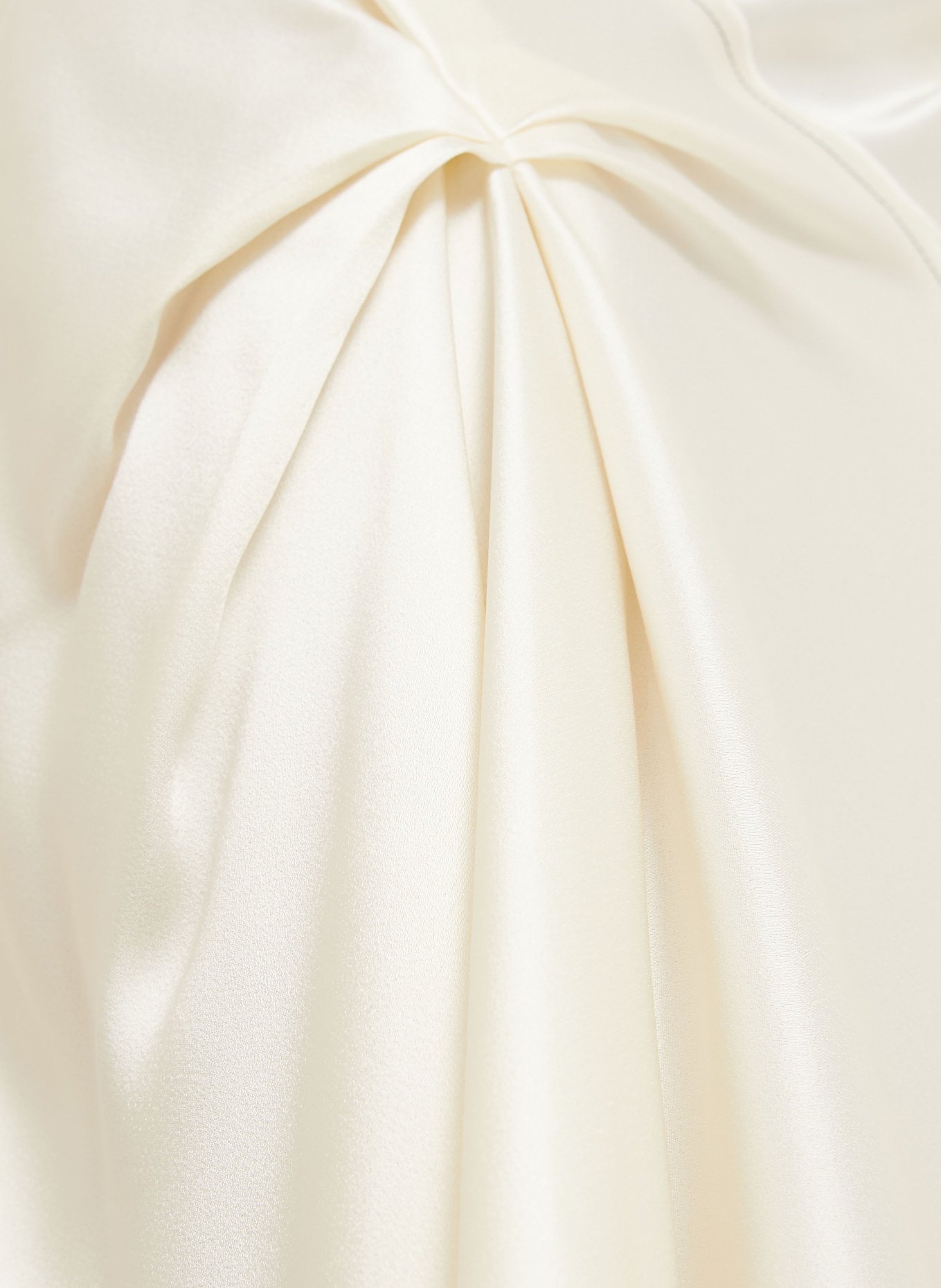 VICTORIA BECKHAM Abendkleid: CREME