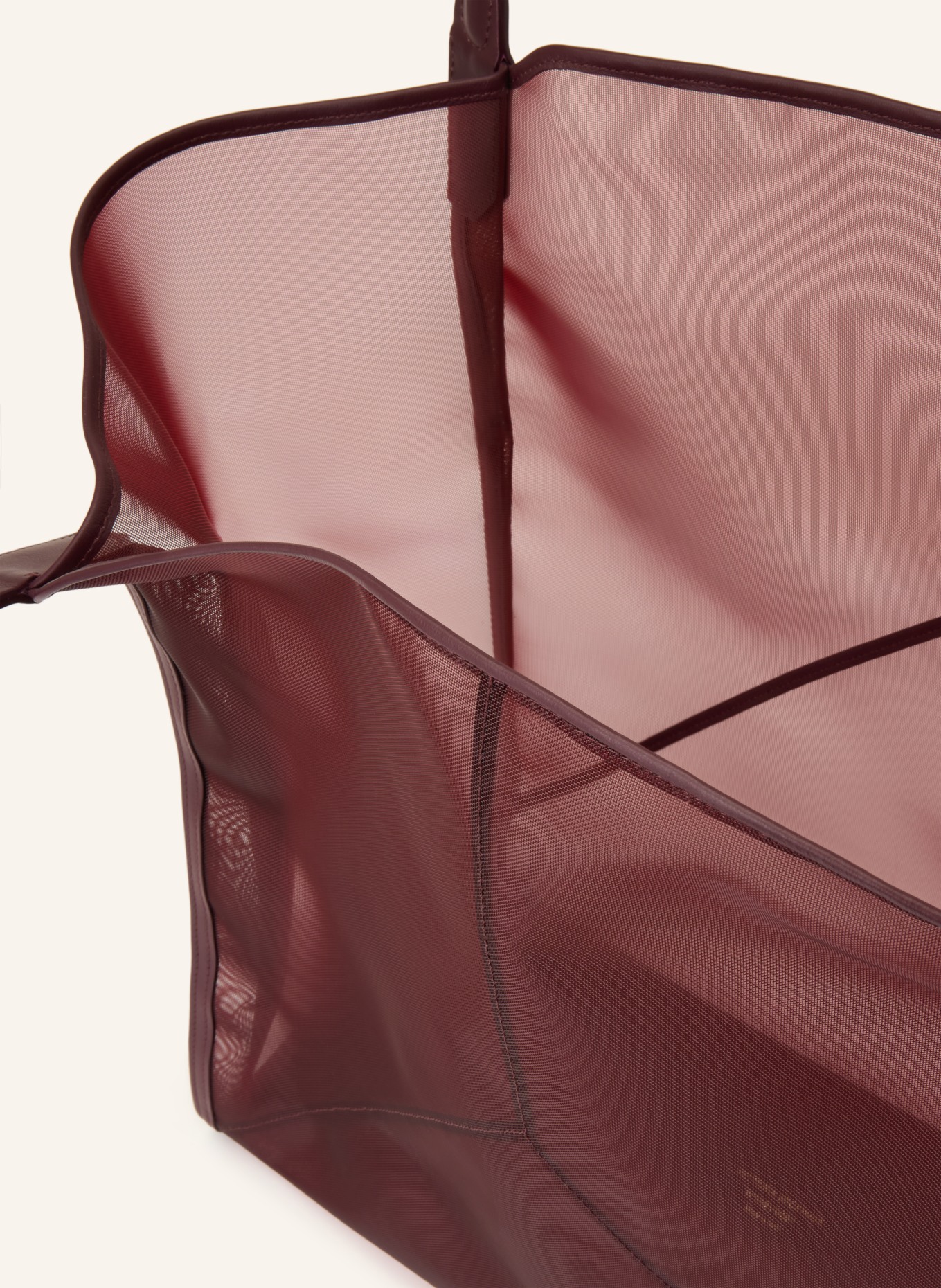 VICTORIA BECKHAM Shopper VICTORIA: DUNKELROT