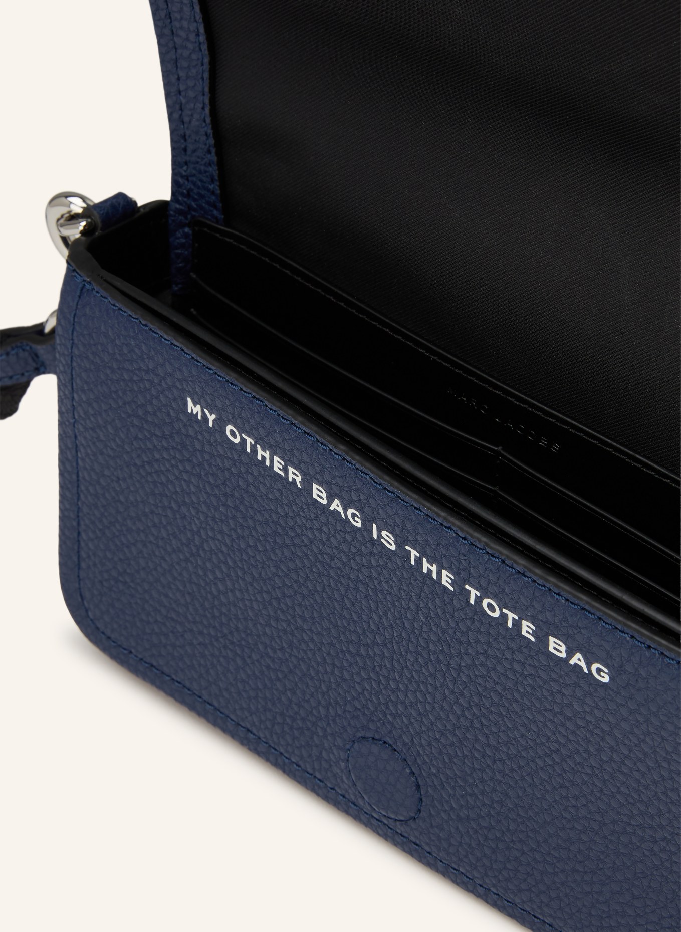 MARC JACOBS Peněženka BANDANA: TMAVĚ MODRÁ / BÍLÁ