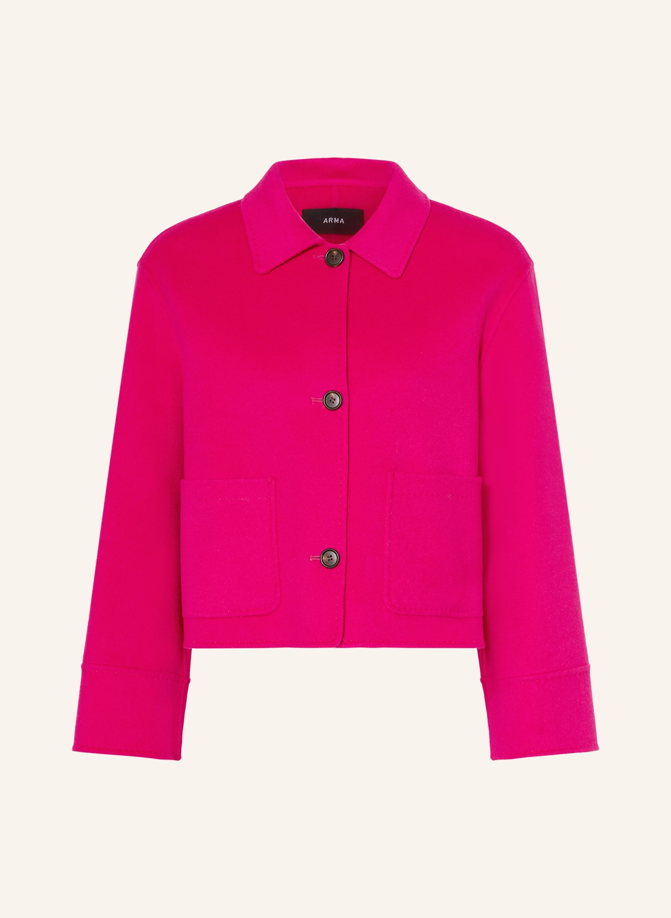 ARMA kurtka z klapami: FUKSJA
