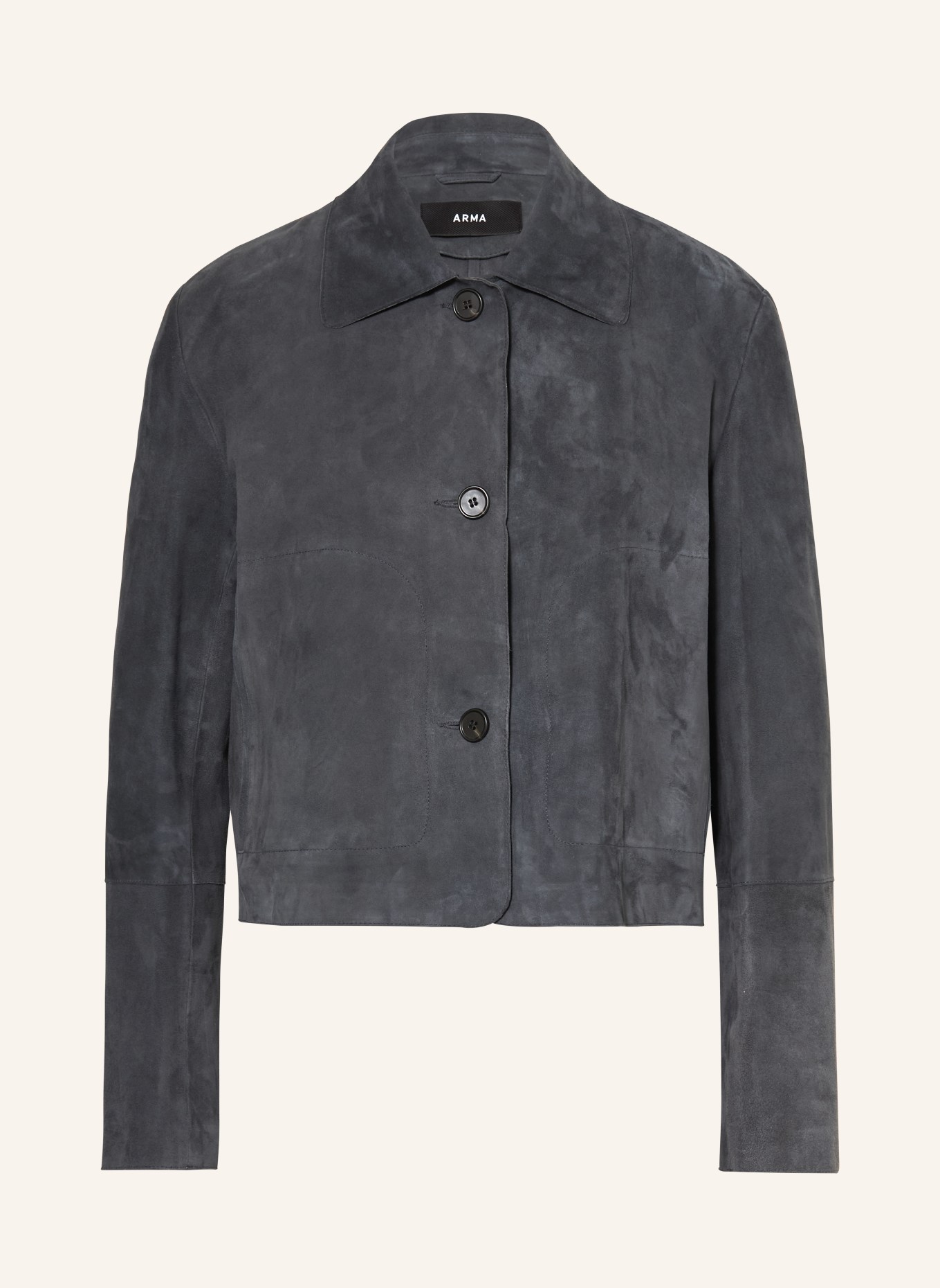 ARMA Lederjacke: DUNKELGRAU