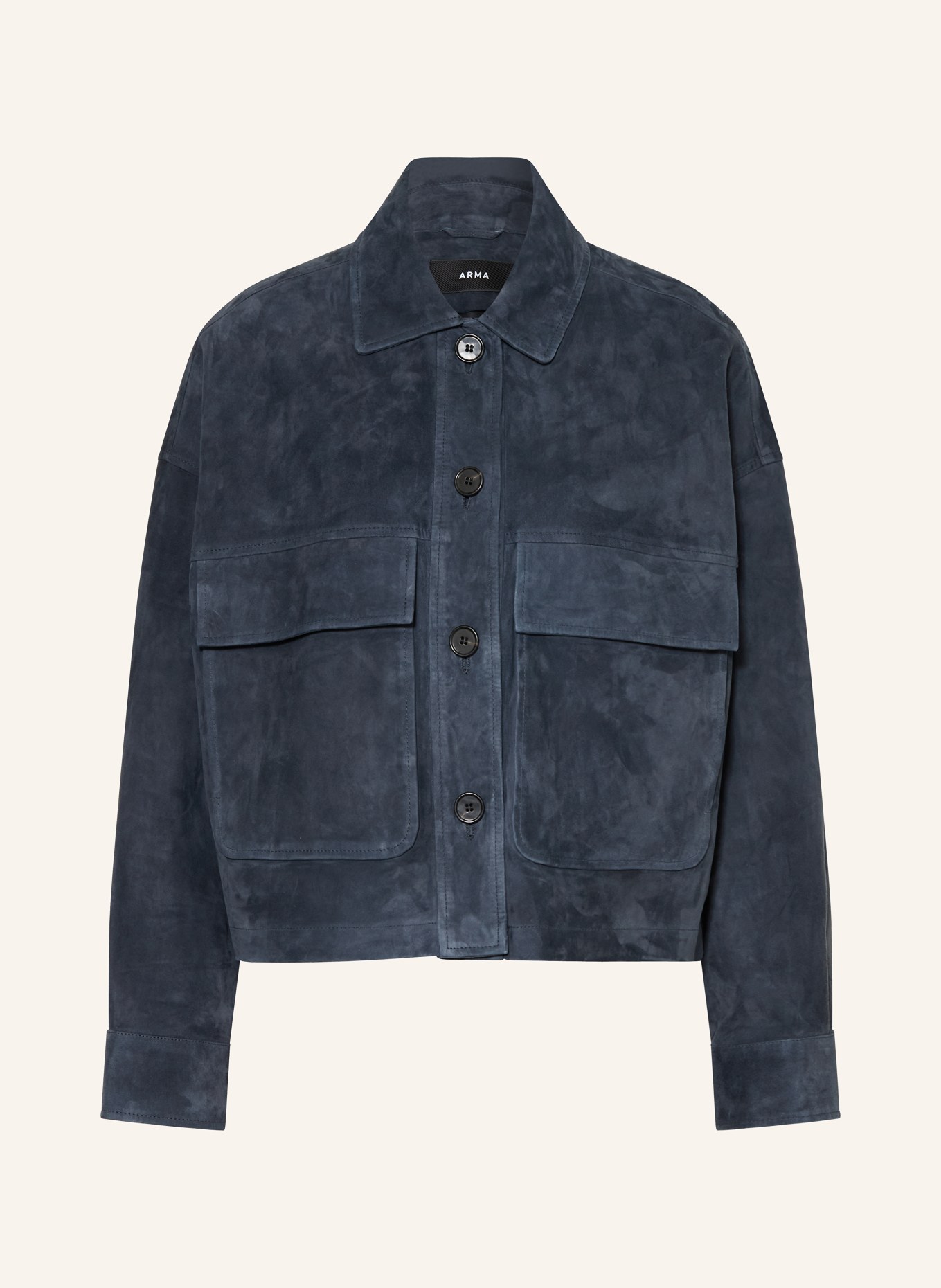 ARMA Lederjacke MIRI: DUNKELBLAU