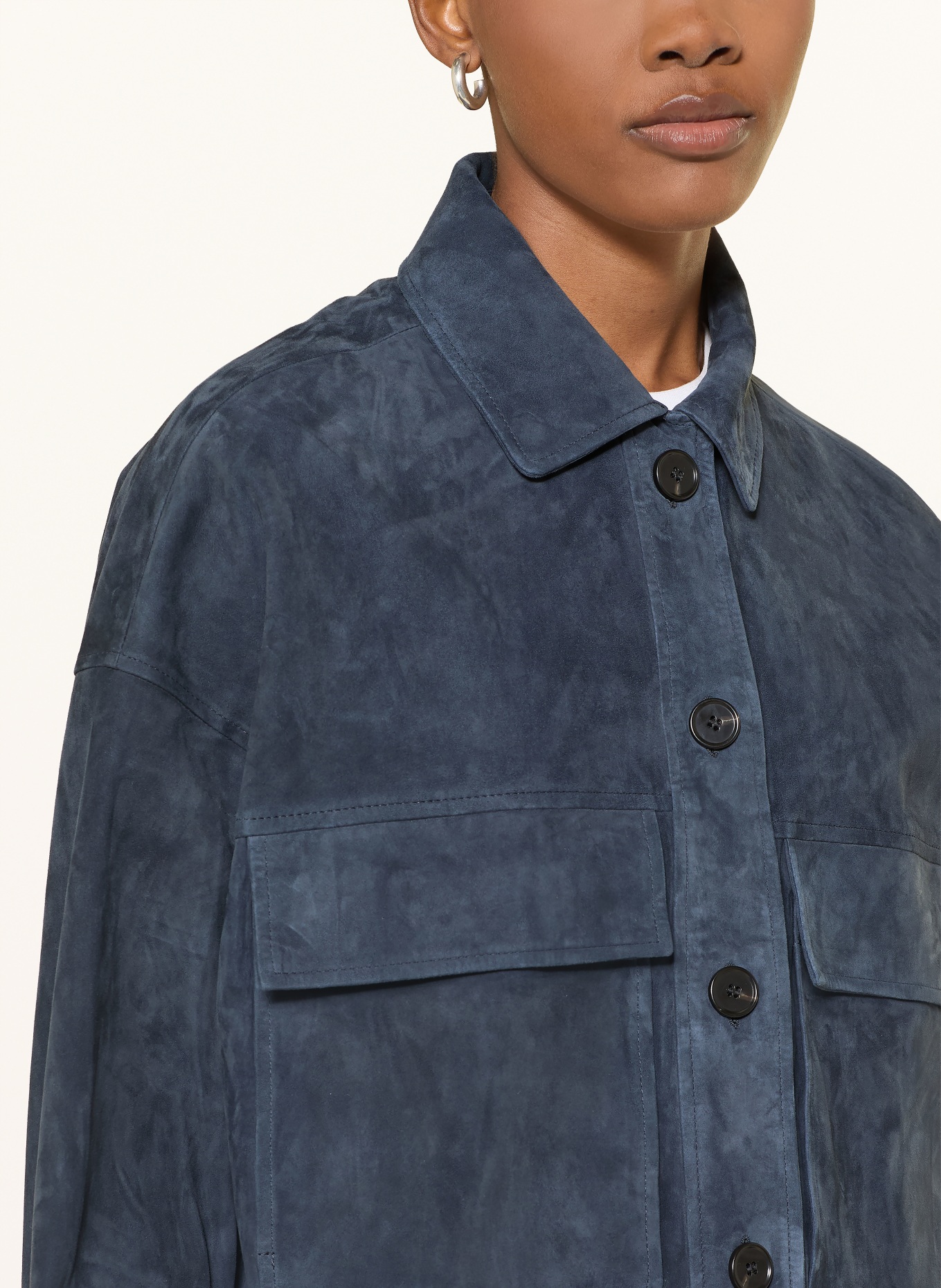 ARMA Lederjacke MIRI: DUNKELBLAU