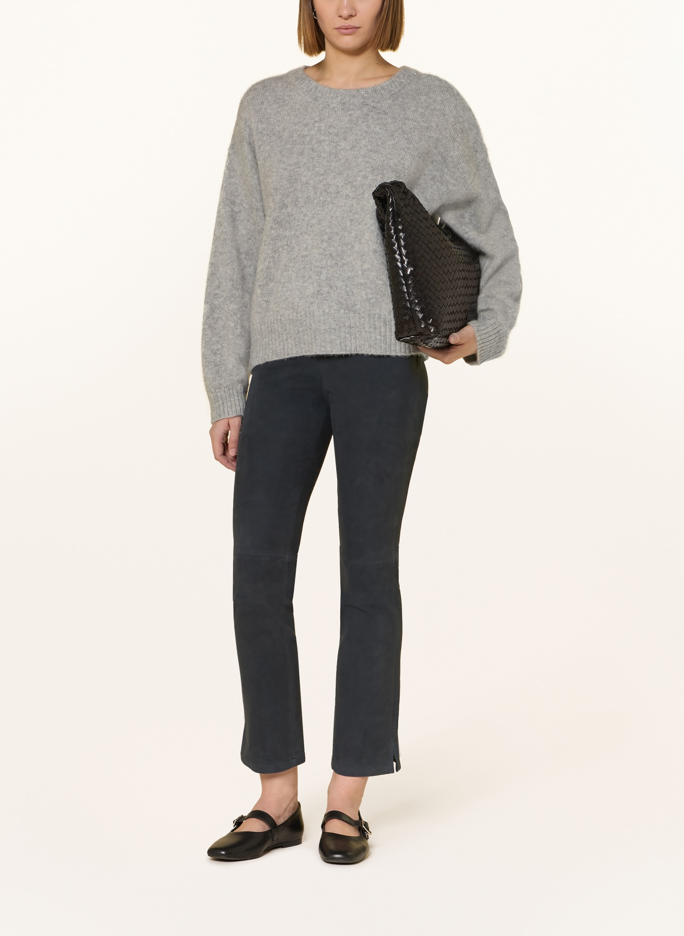 ARMA Lederhose KAMILLA: DUNKELBLAU