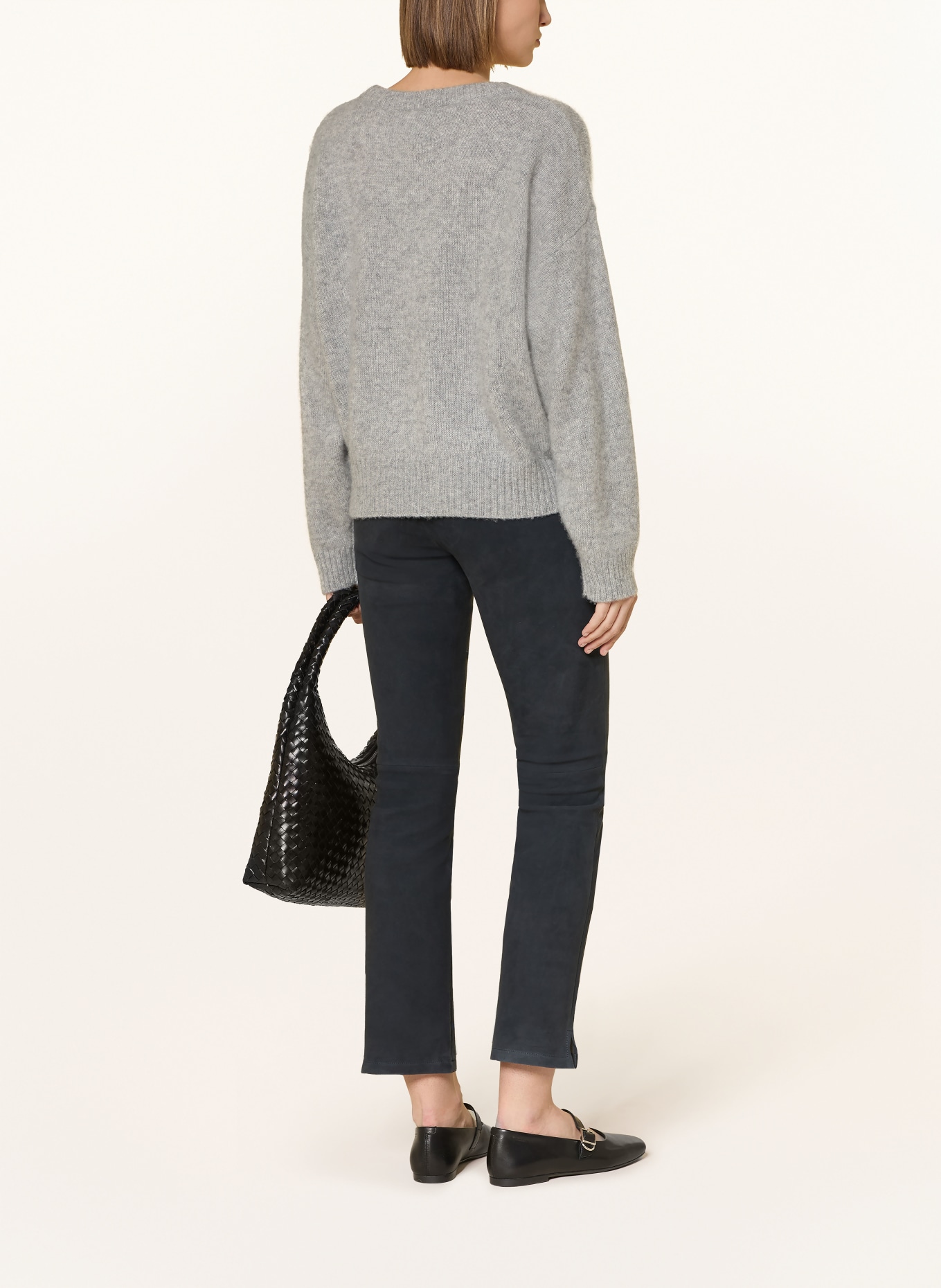 ARMA Lederhose KAMILLA: DUNKELBLAU