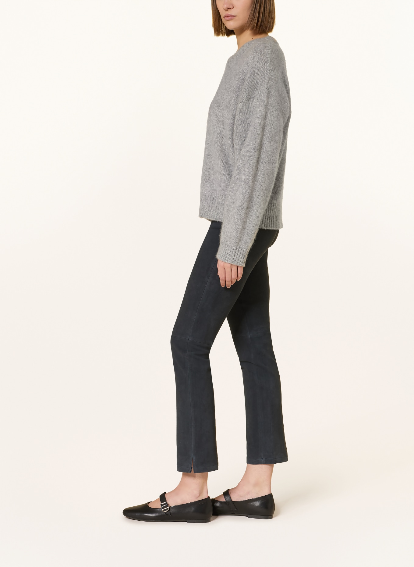 ARMA Lederhose KAMILLA: DUNKELBLAU