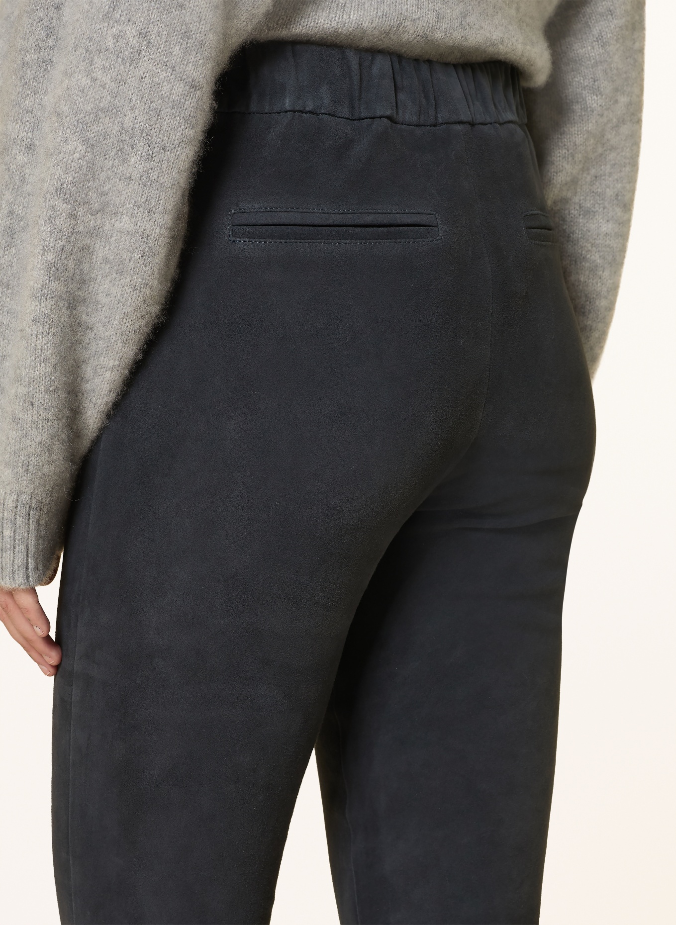 ARMA Lederhose KAMILLA: DUNKELBLAU