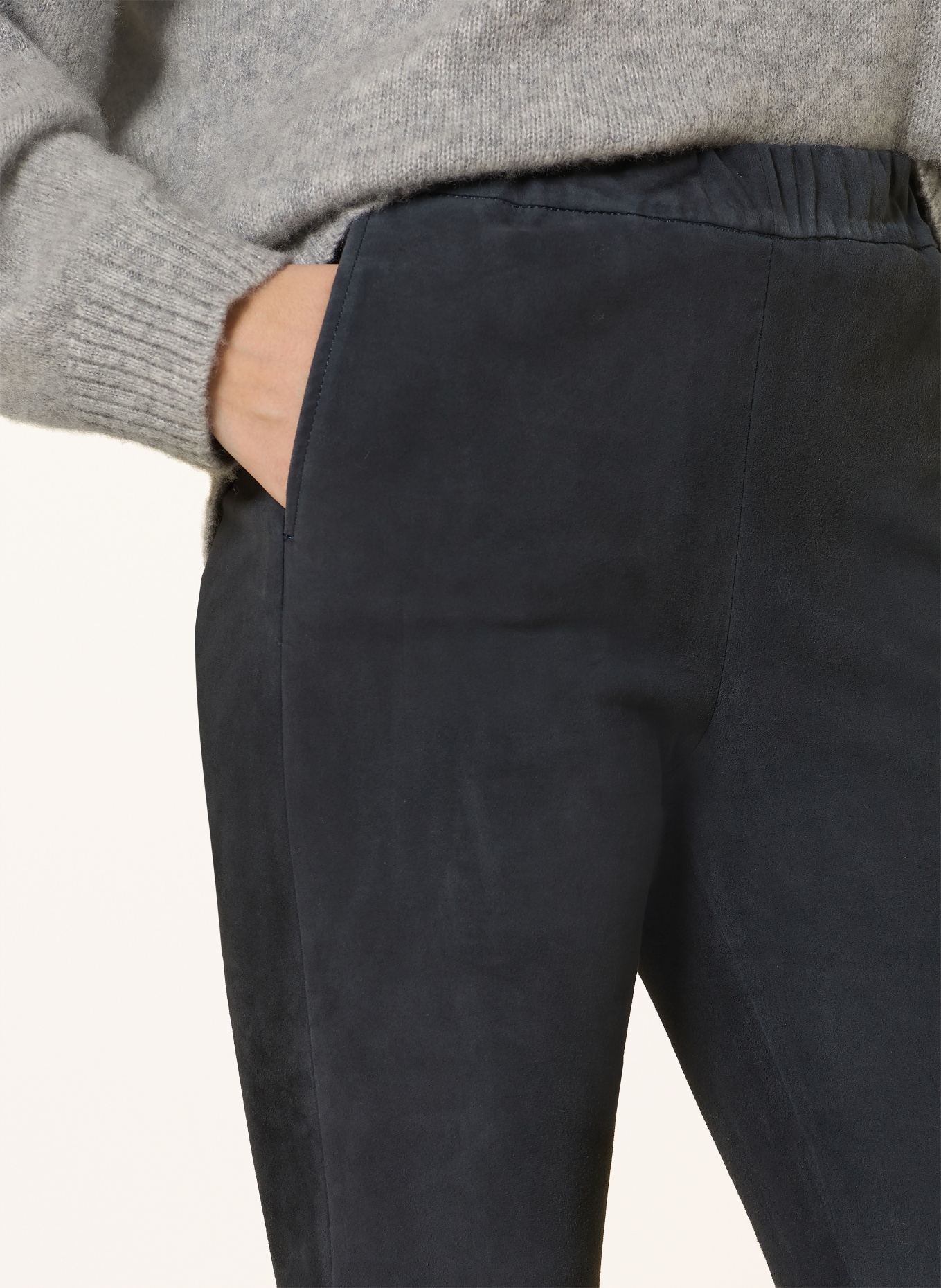 ARMA Lederhose KAMILLA: DUNKELBLAU