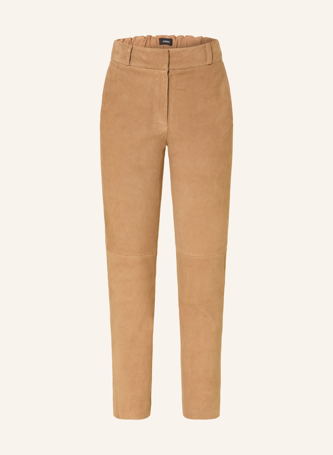 ARMA Kožené kalhoty JEN: SVĚTLE HNĚDÁ