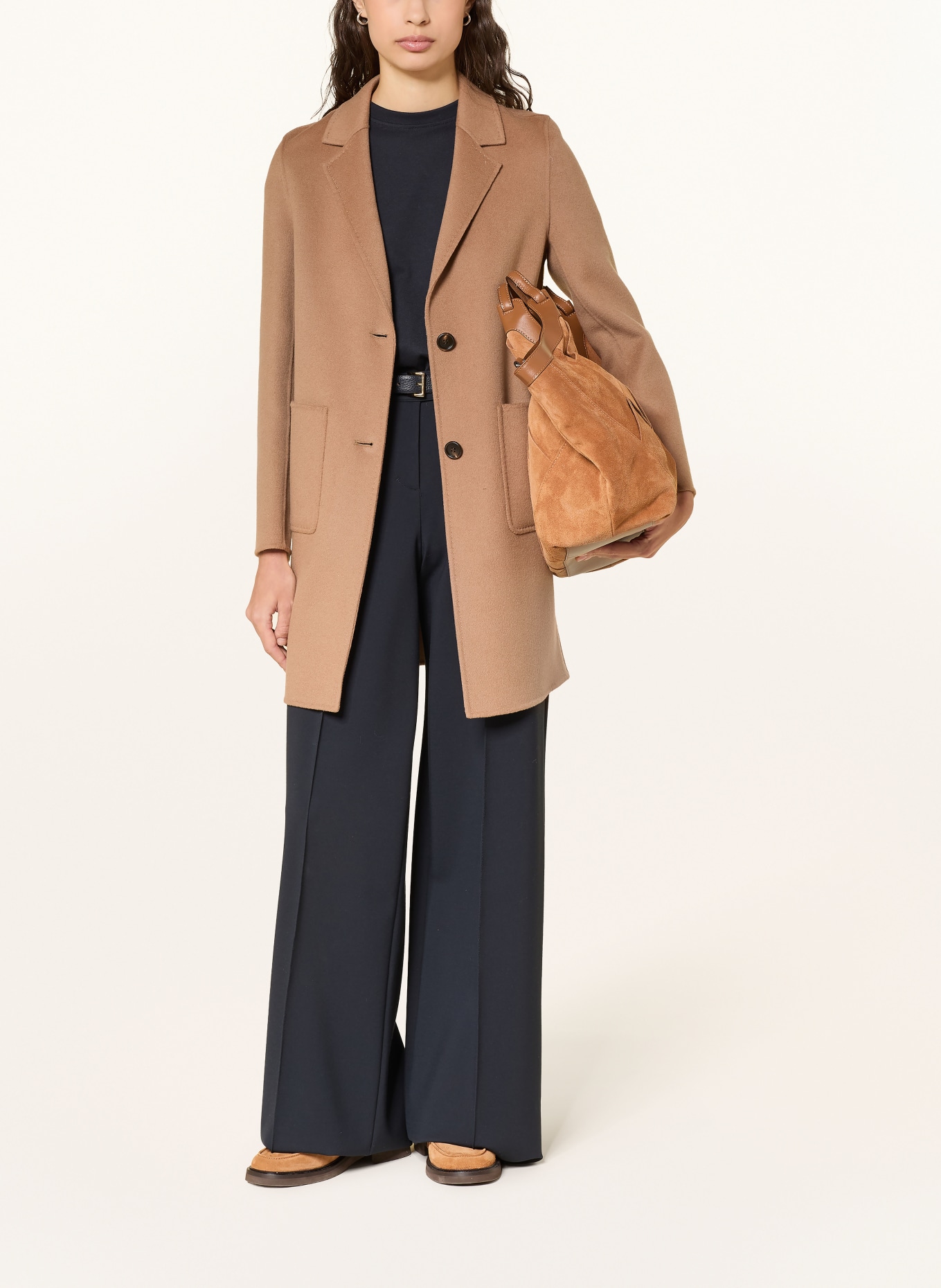 ARMA wool coat: CAMEL