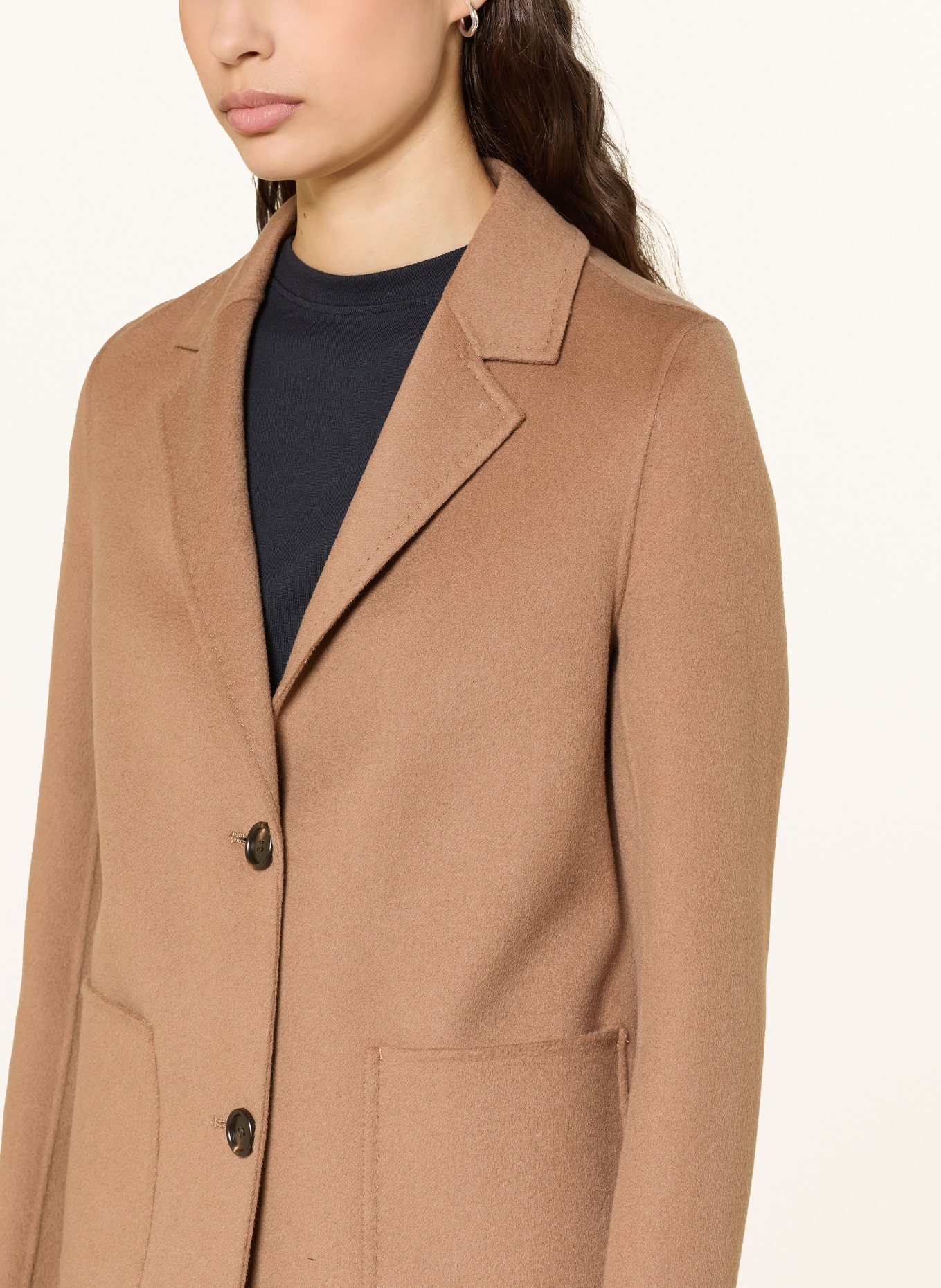 ARMA wool coat: CAMEL