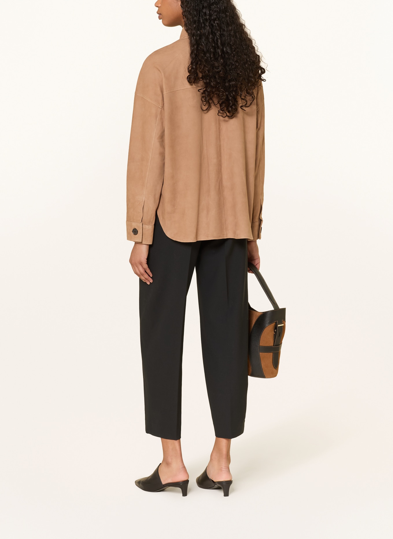 ARMA leather jacket: LIGHT BROWN