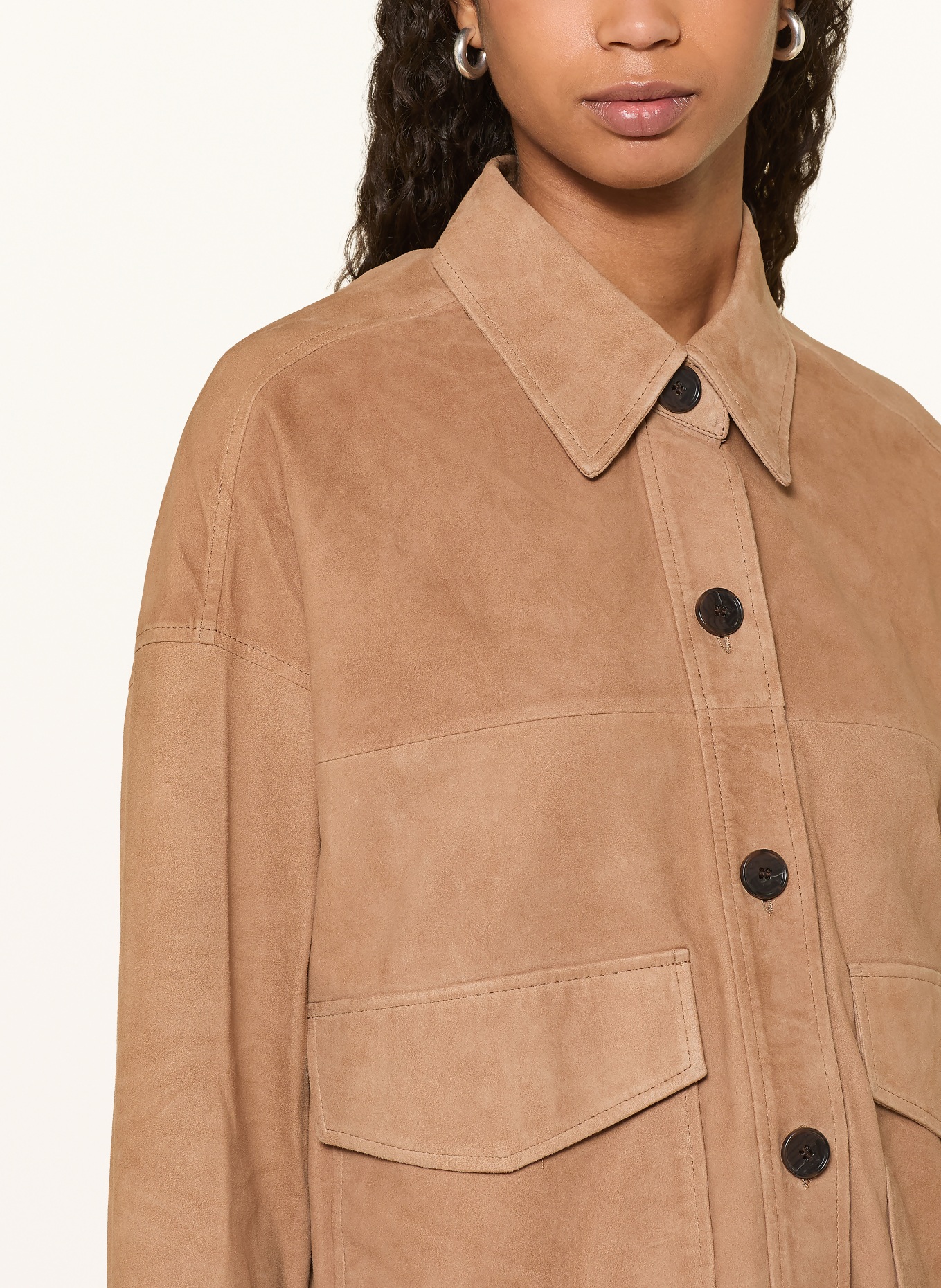 ARMA leather jacket: LIGHT BROWN