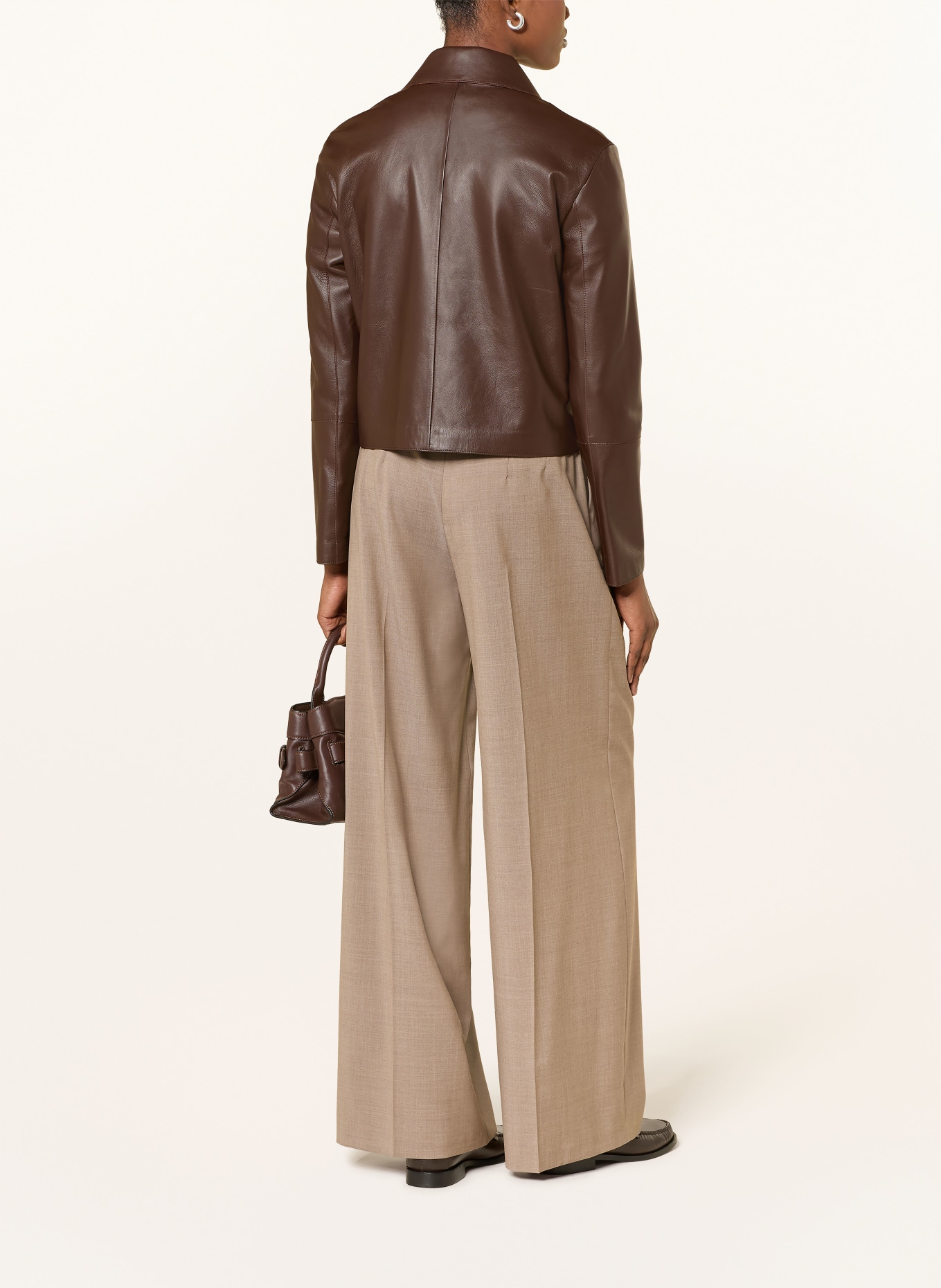 ARMA kožená bunda: HNĚDÁ