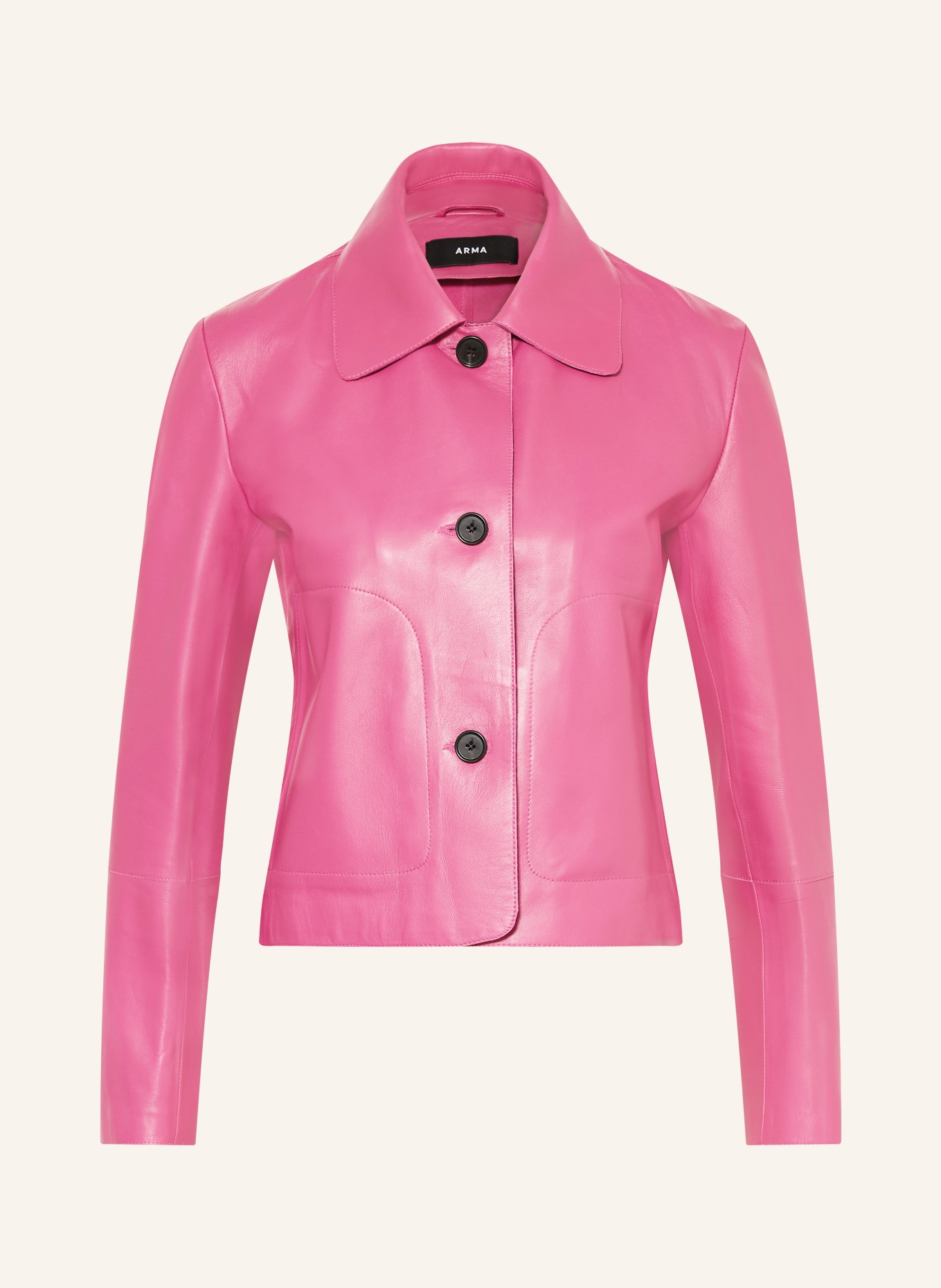 ARMA Lederjacke: NEONROSA