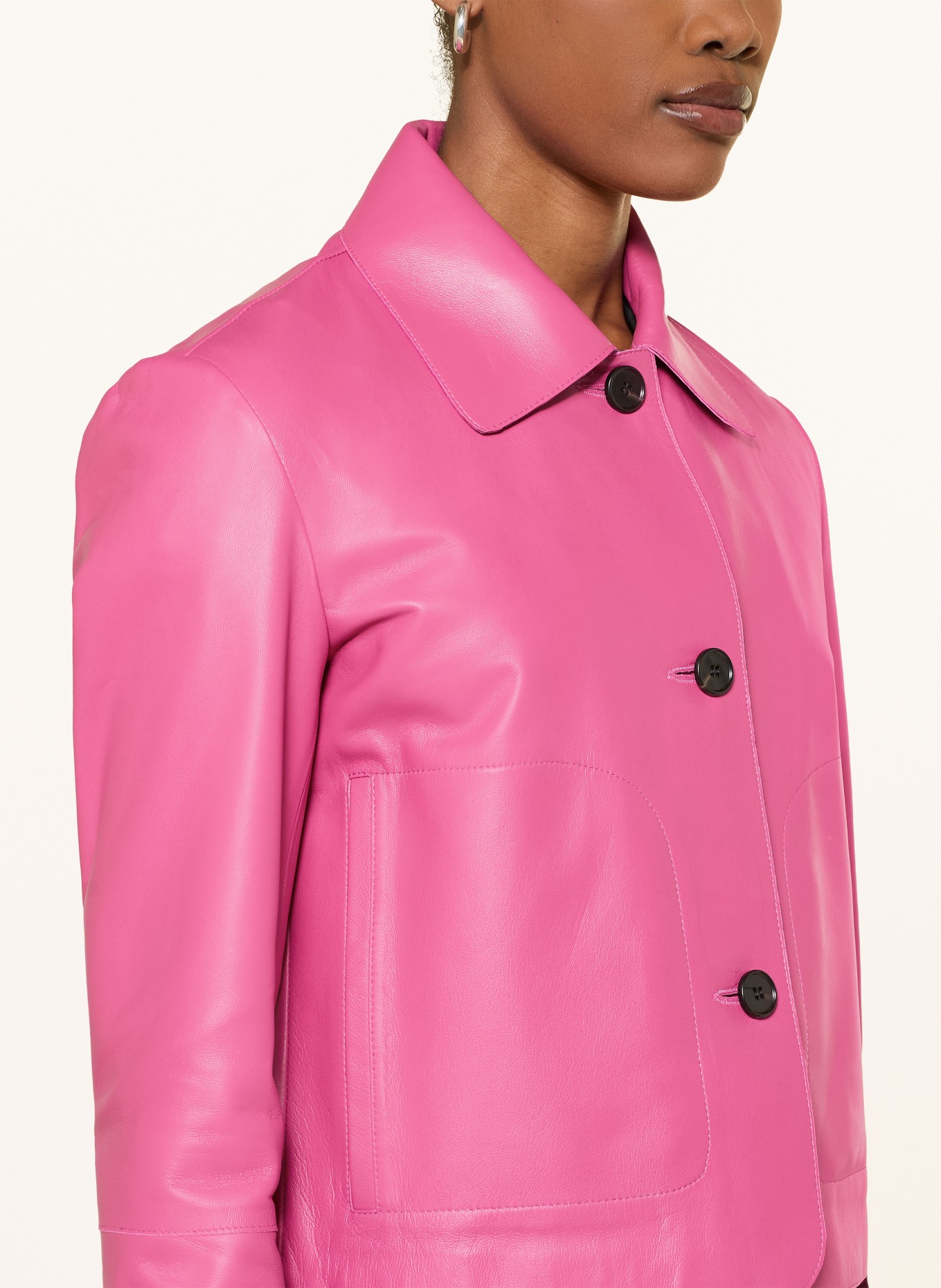ARMA Lederjacke: NEONROSA