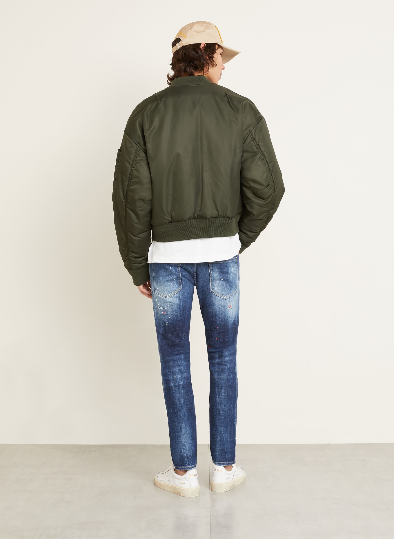 DSQUARED2 Destroyed Jeans Extra Slim Fit: 470 NAVY BLUE