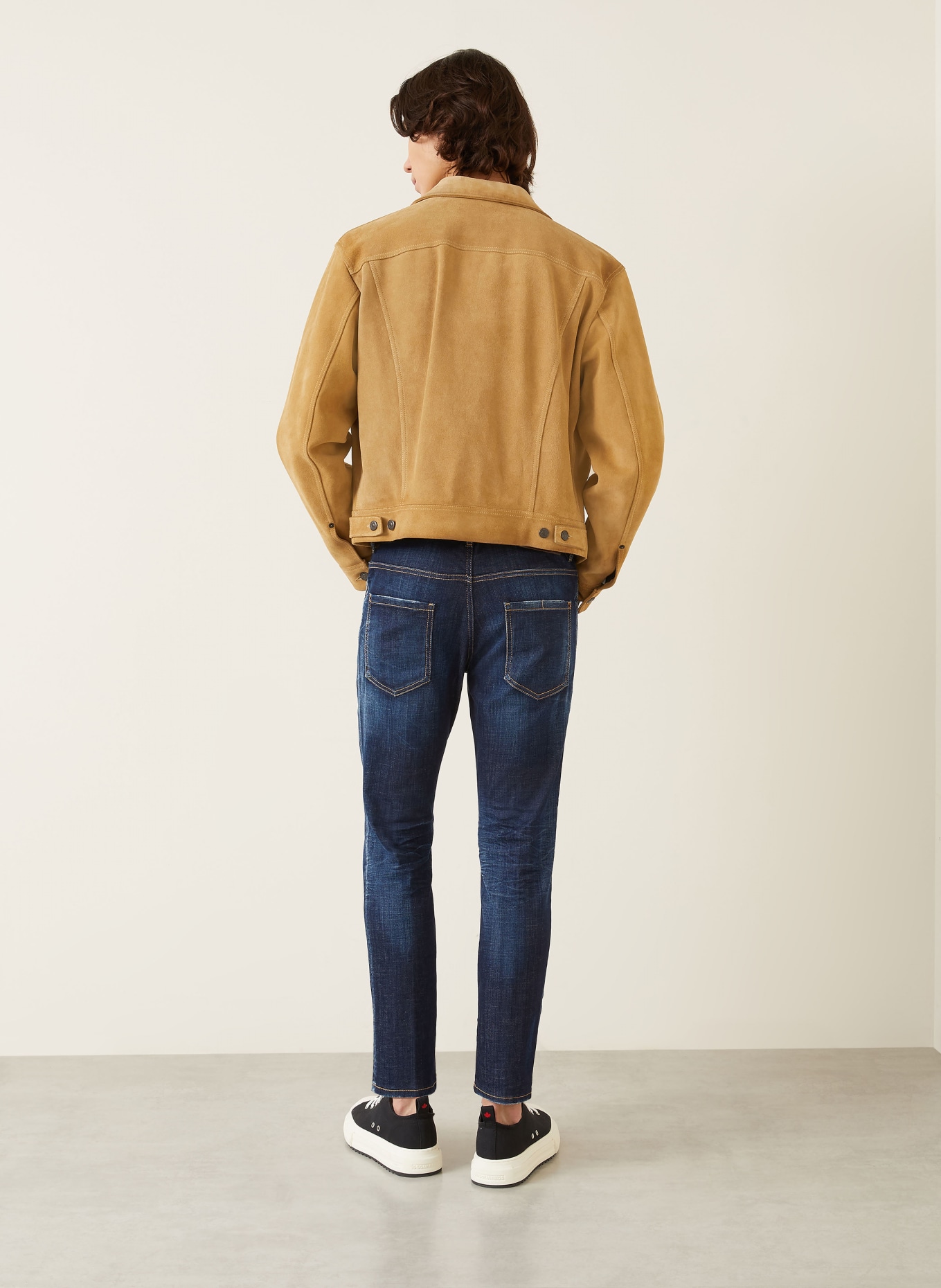 DSQUARED2 Extra slim fit jeans: 470 NAVY BLUE