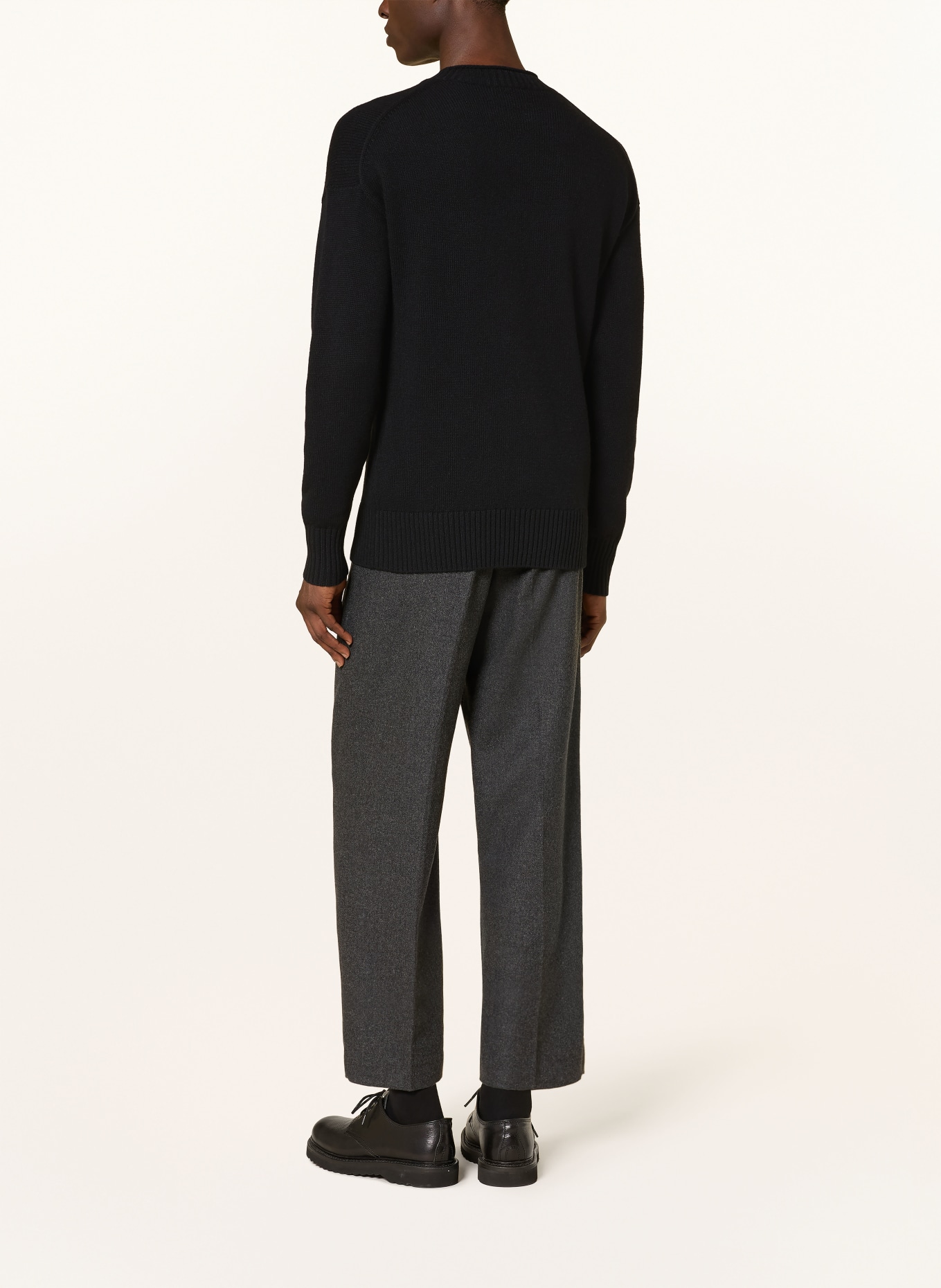 FTC CASHMERE Pullover mit Cashmere: SCHWARZ