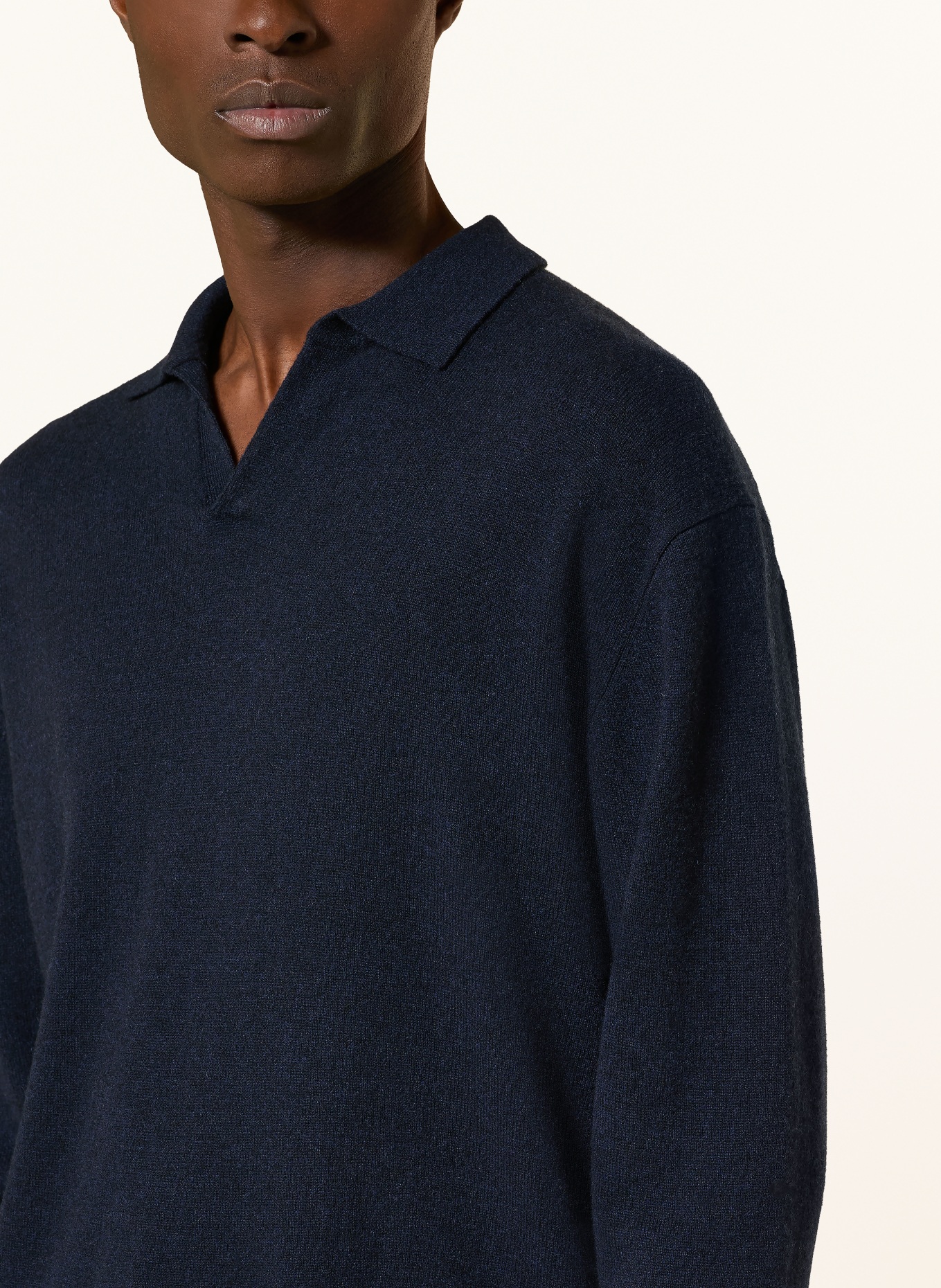 FTC CASHMERE Cashmere-Pullover: DUNKELBLAU