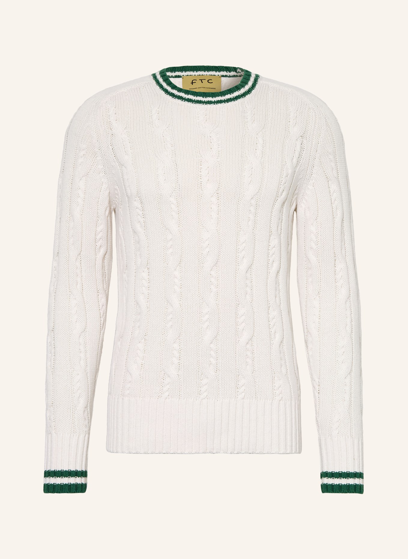 FTC CASHMERE Pullover mit Cashmere: ECRU