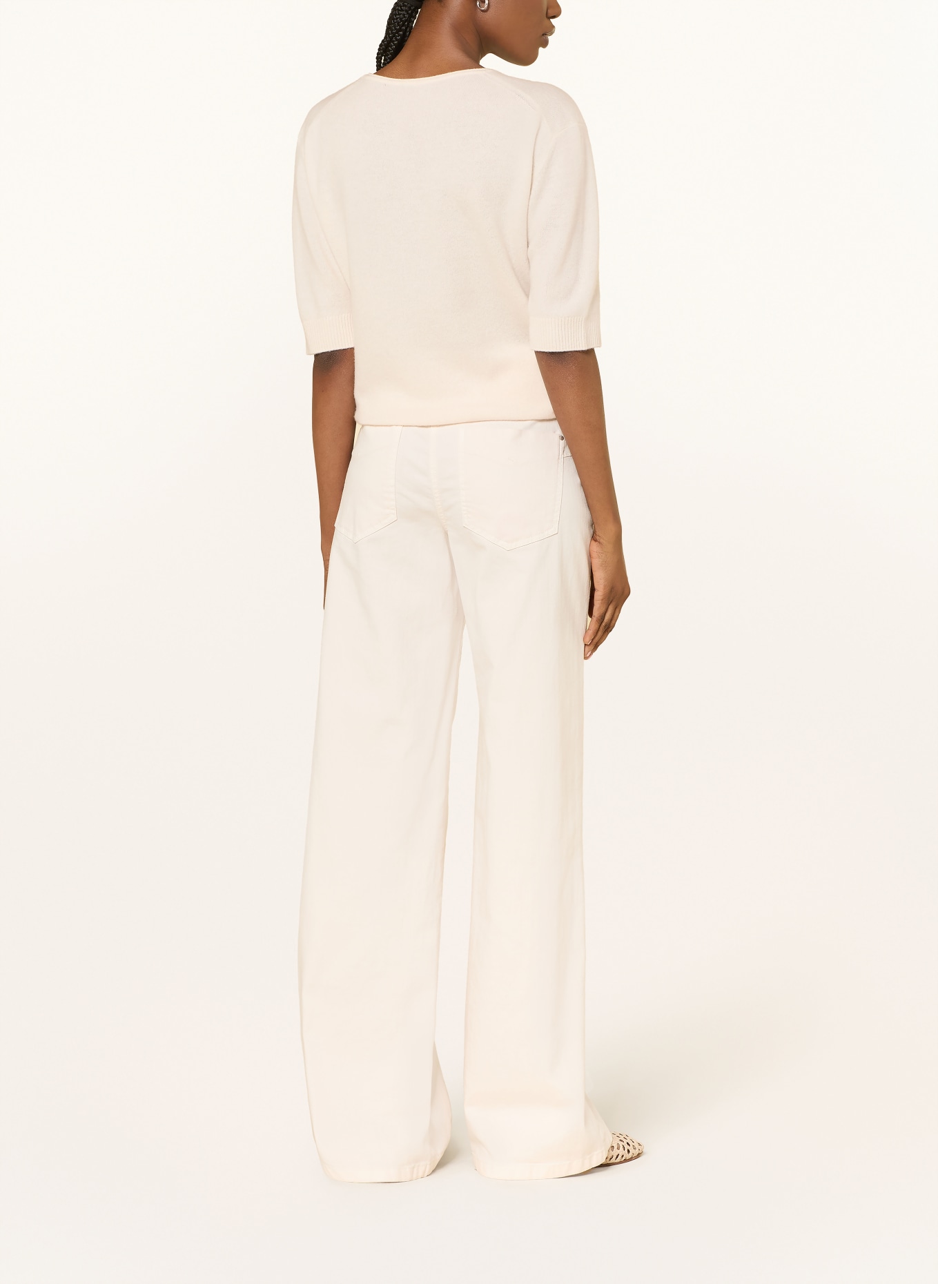 LUISA CERANO Strickshirt: ECRU