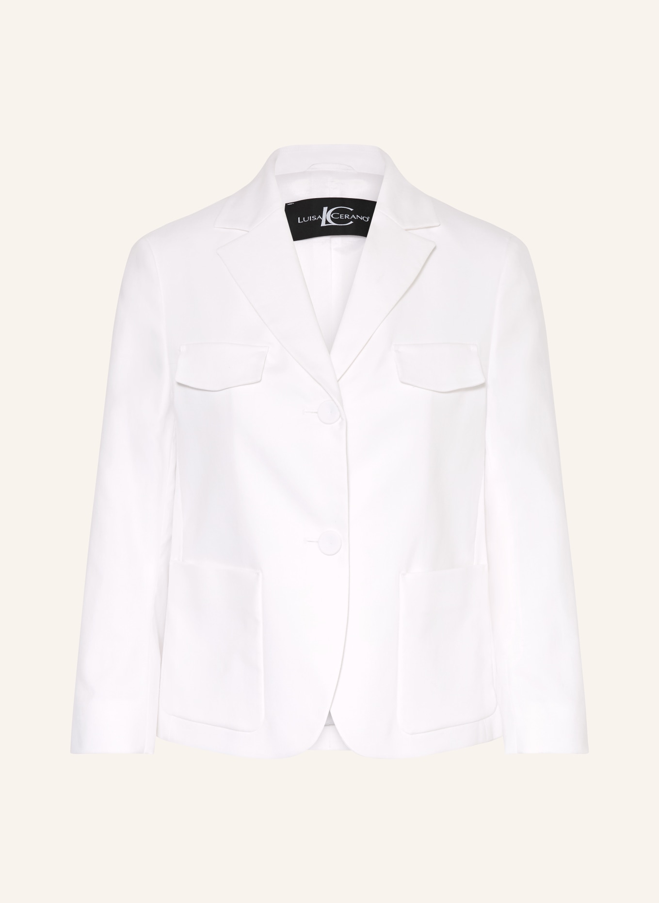 LUISA CERANO blazer: WHITE