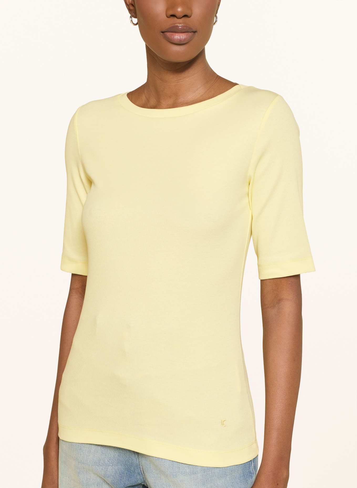 LUISA CERANO tričko: TMAVĚ ŽLUTÁ