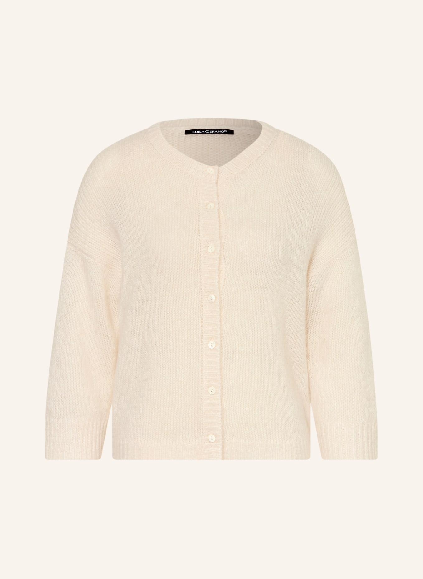 LUISA CERANO vest: CRÈME