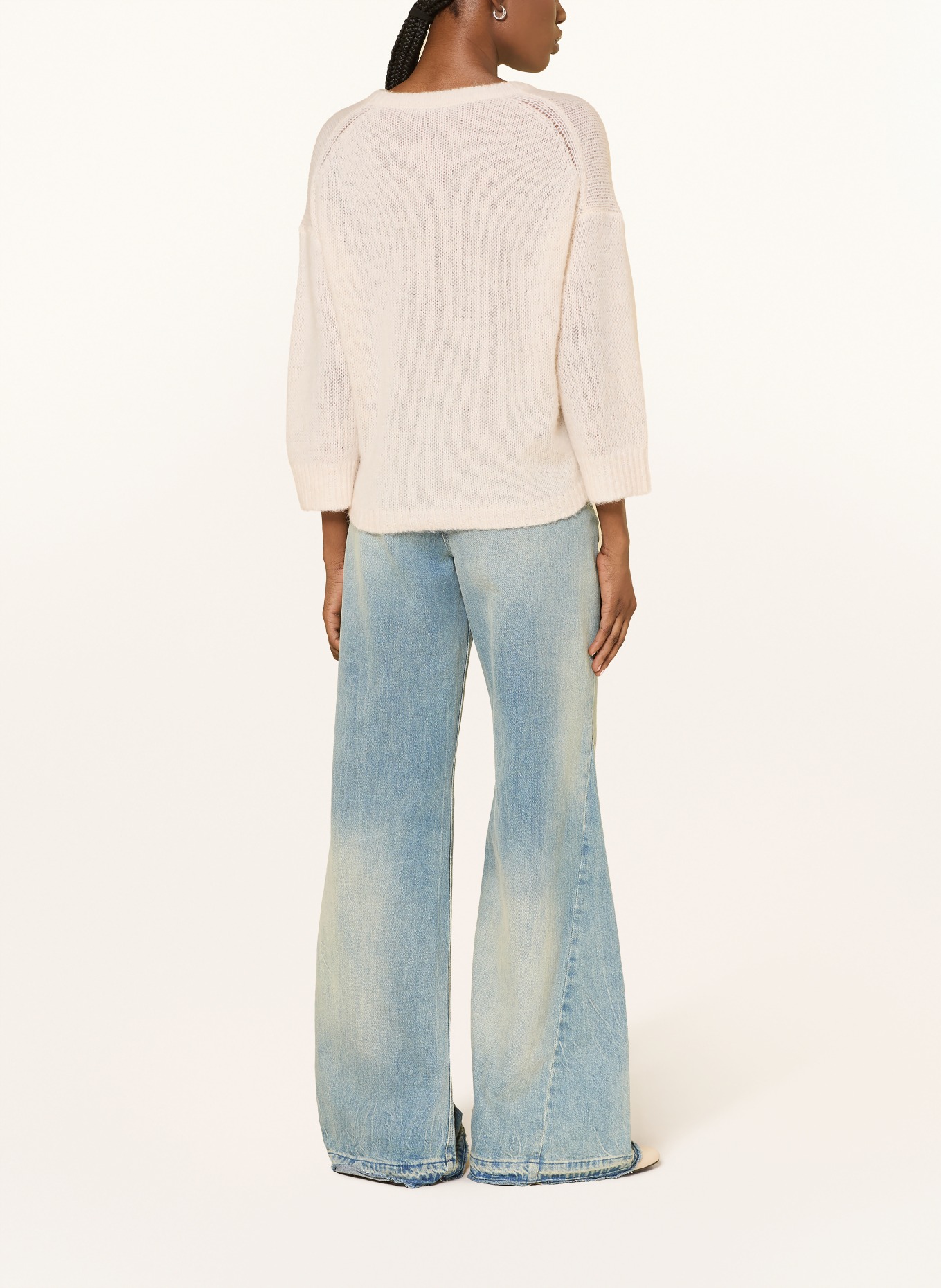 LUISA CERANO vest: CRÈME