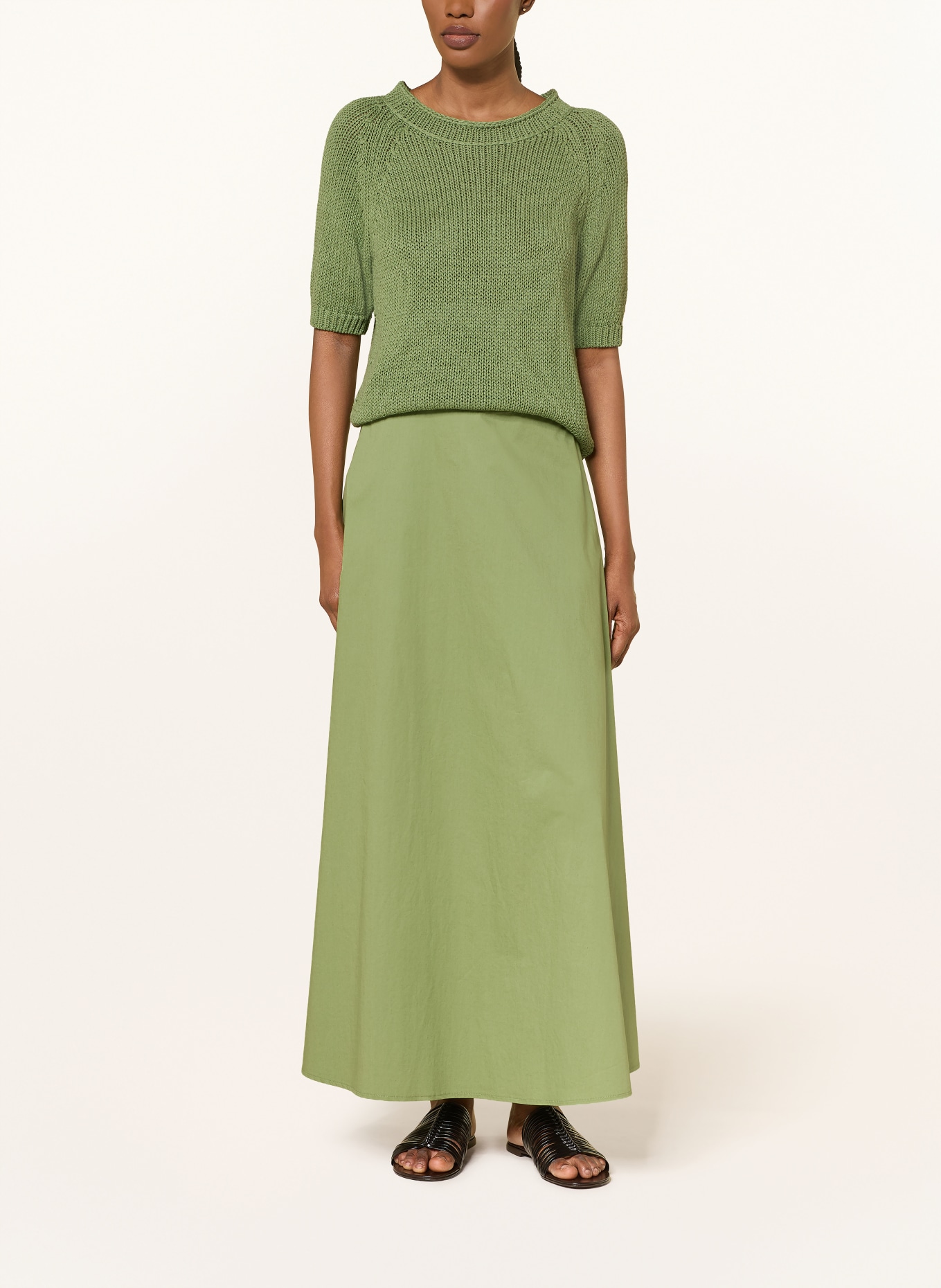 LUISA CERANO Strickshirt: GRÜN