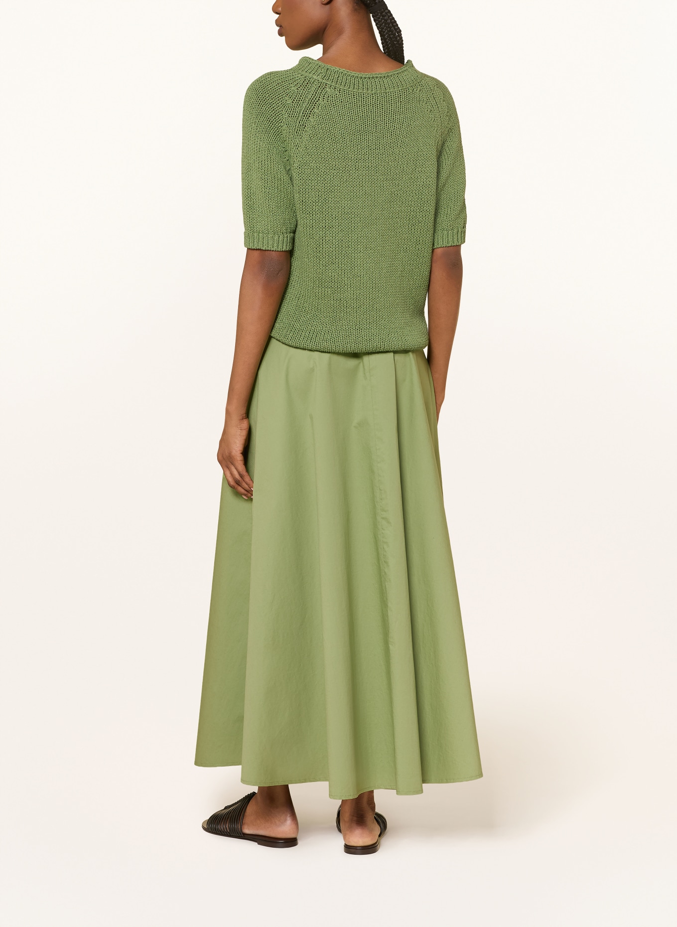 LUISA CERANO Strickshirt: GRÜN