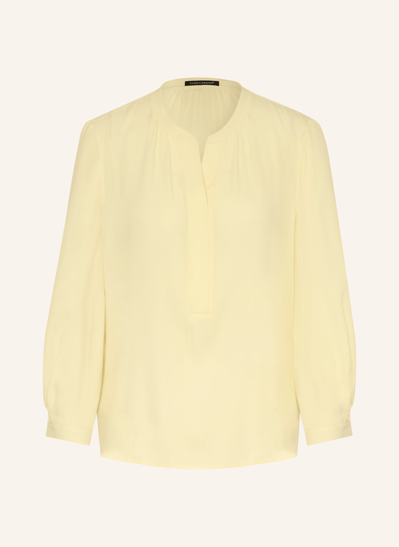 LUISA CERANO Blusenshirt mit Seide: GELB