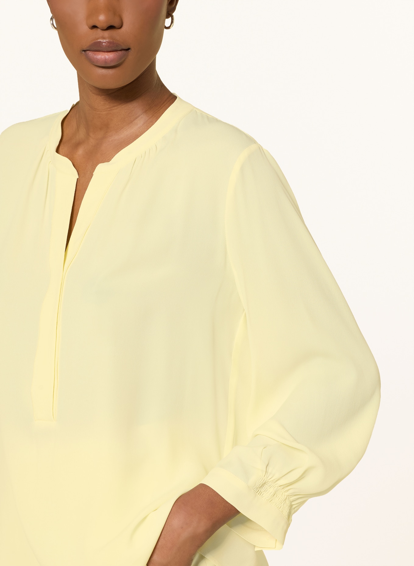 LUISA CERANO Blusenshirt mit Seide: GELB