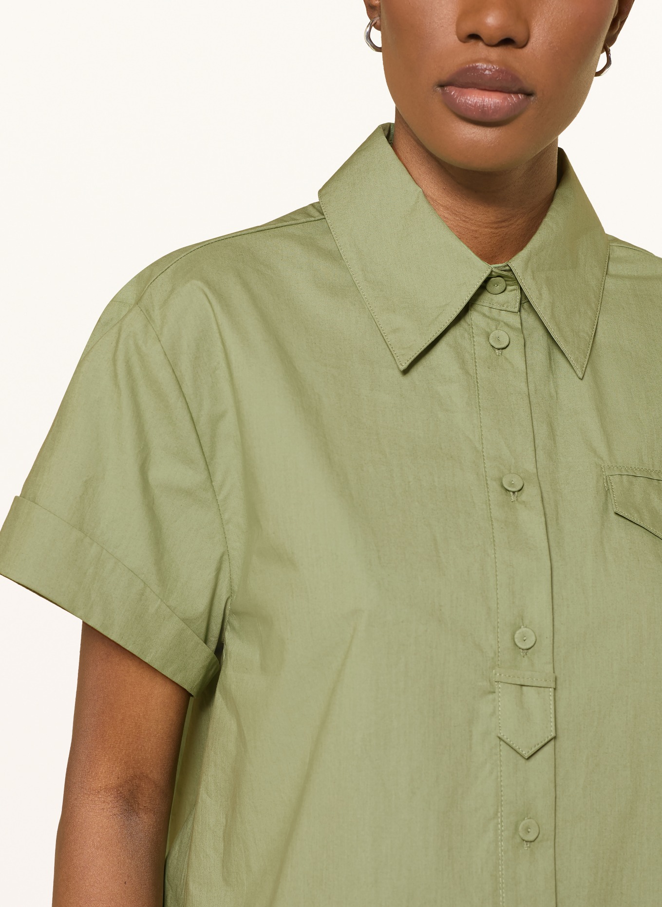 LUISA CERANO shirt blouse: GREEN