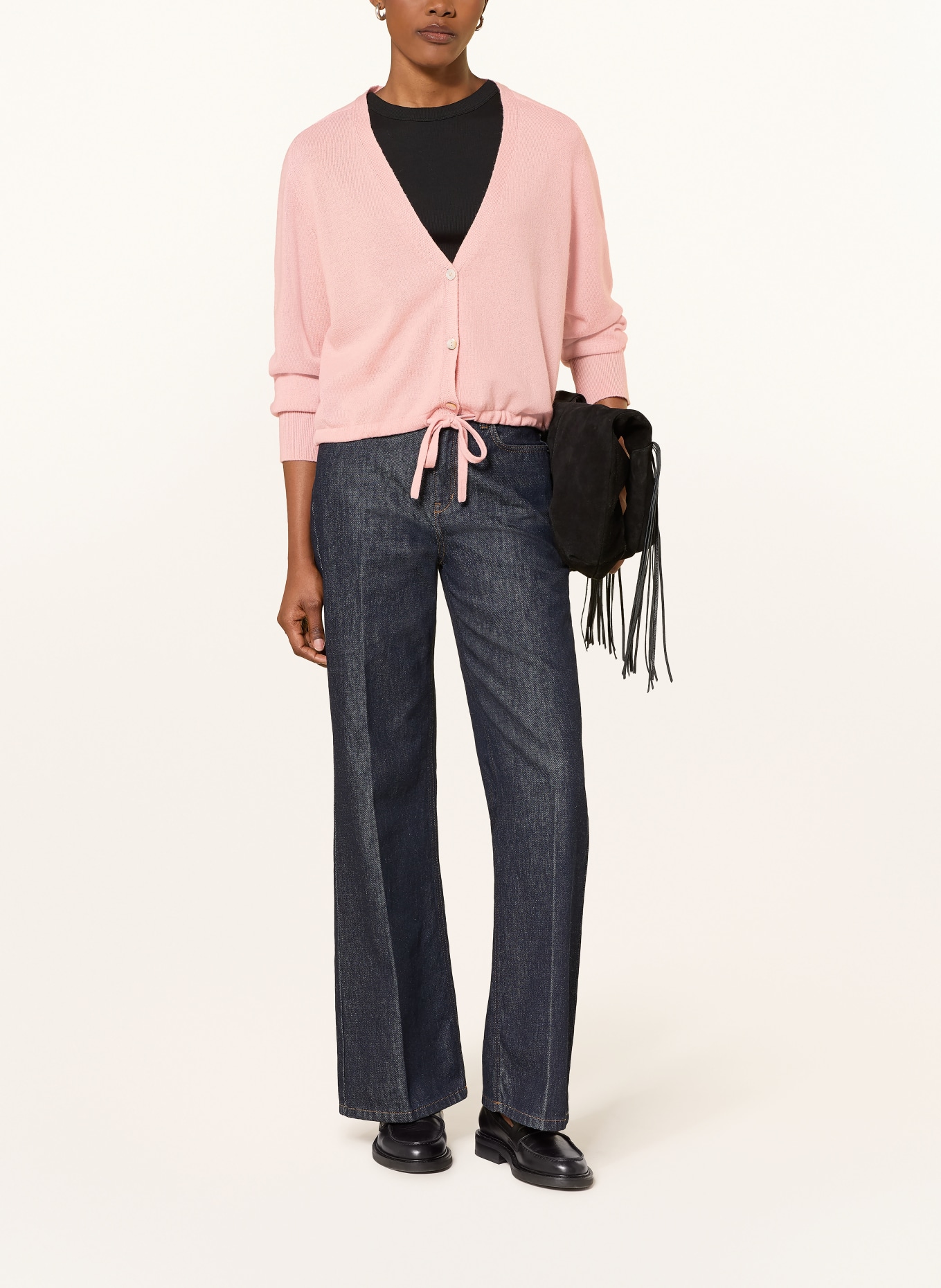 FTC CASHMERE Cashmere cardigan: PINK