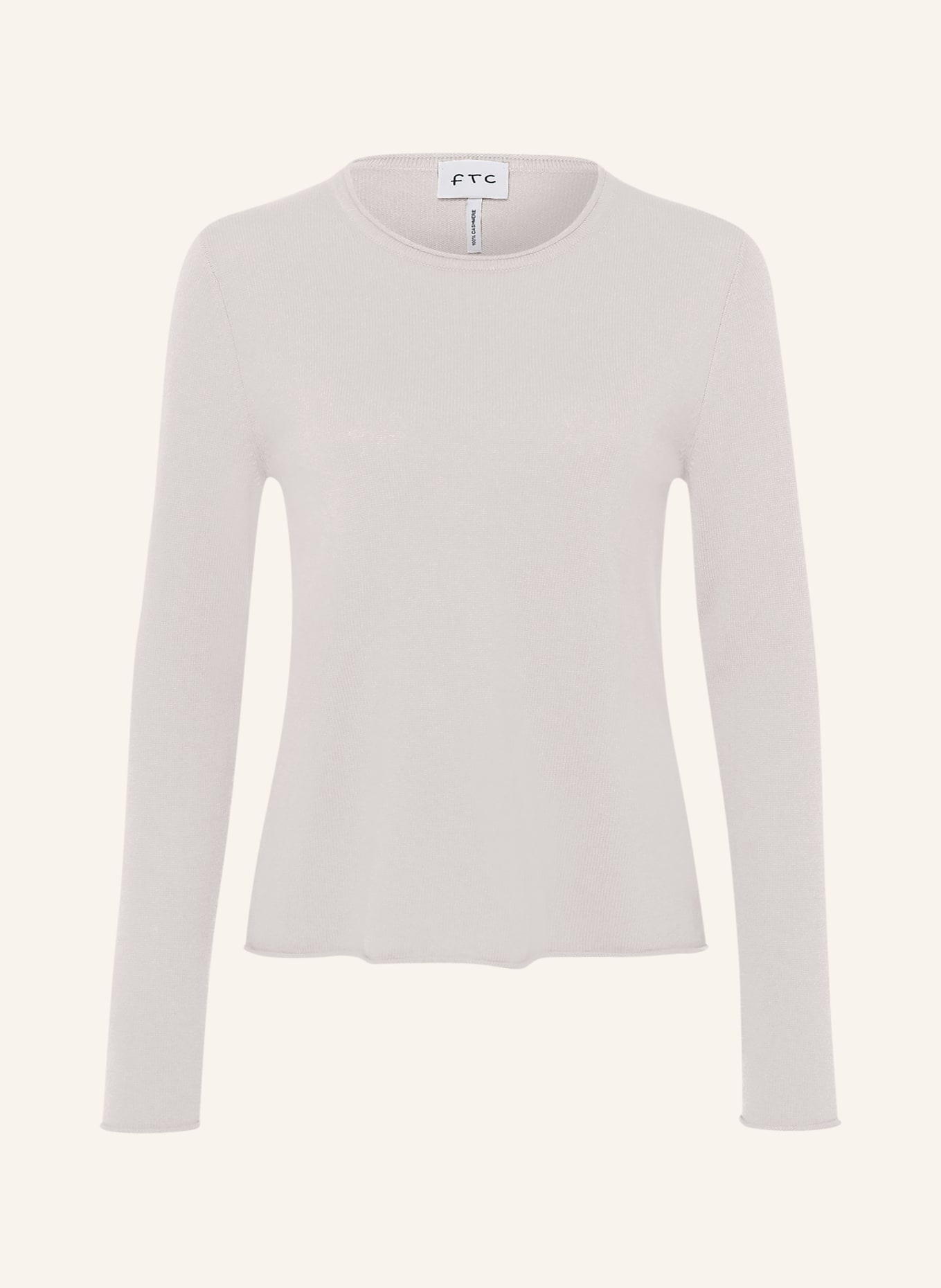 FTC CASHMERE Cashmere-Pullover: ECRU