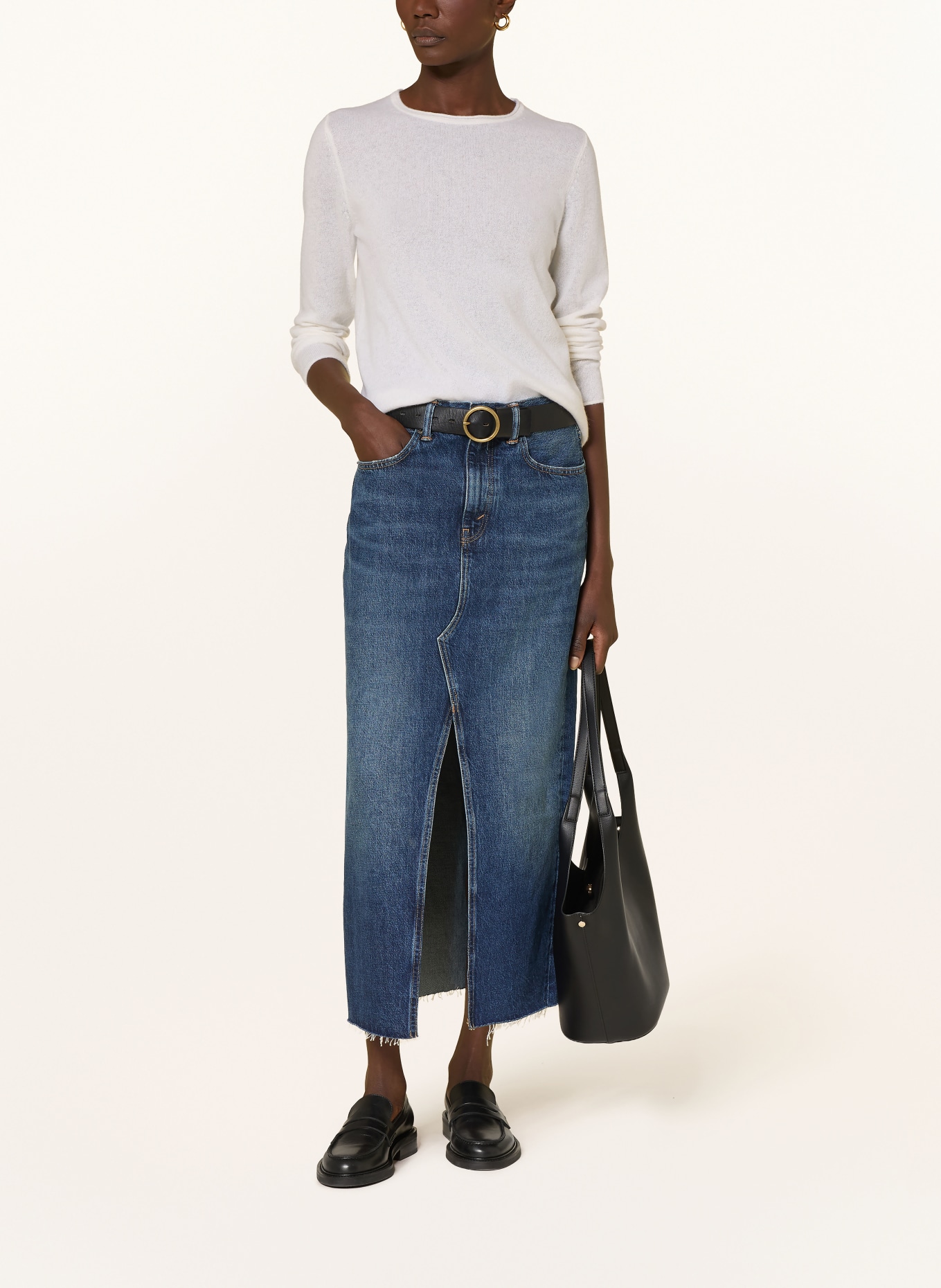 FTC CASHMERE Cashmere-Pullover: ECRU