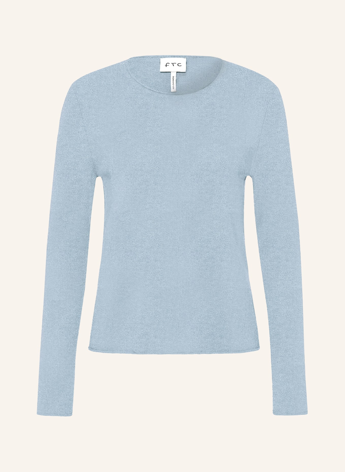 FTC CASHMERE Cashmere-Pullover: HELLBLAU