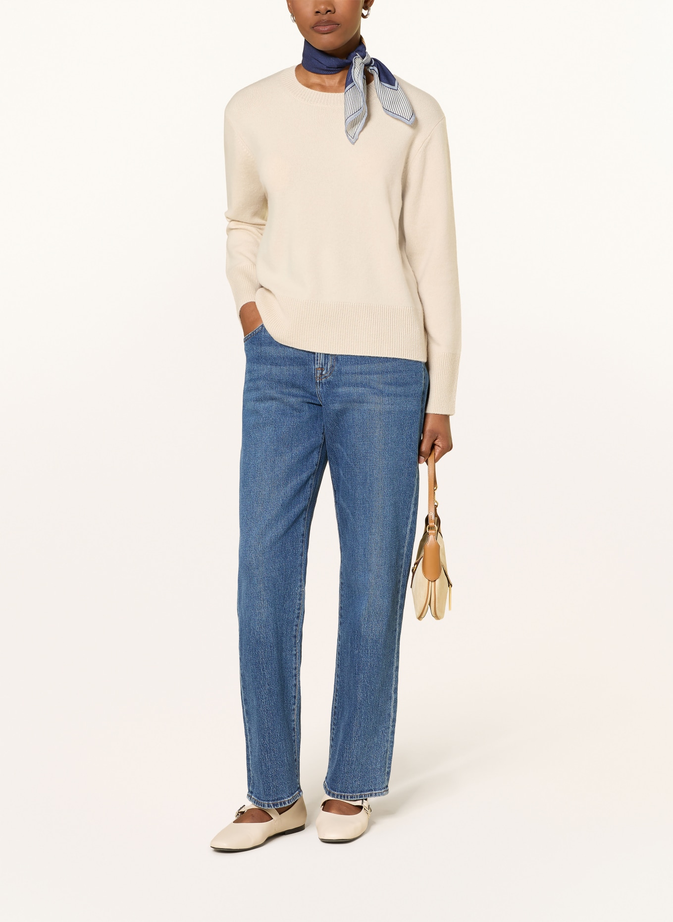 FTC CASHMERE Cashmere-Pullover: BEIGE