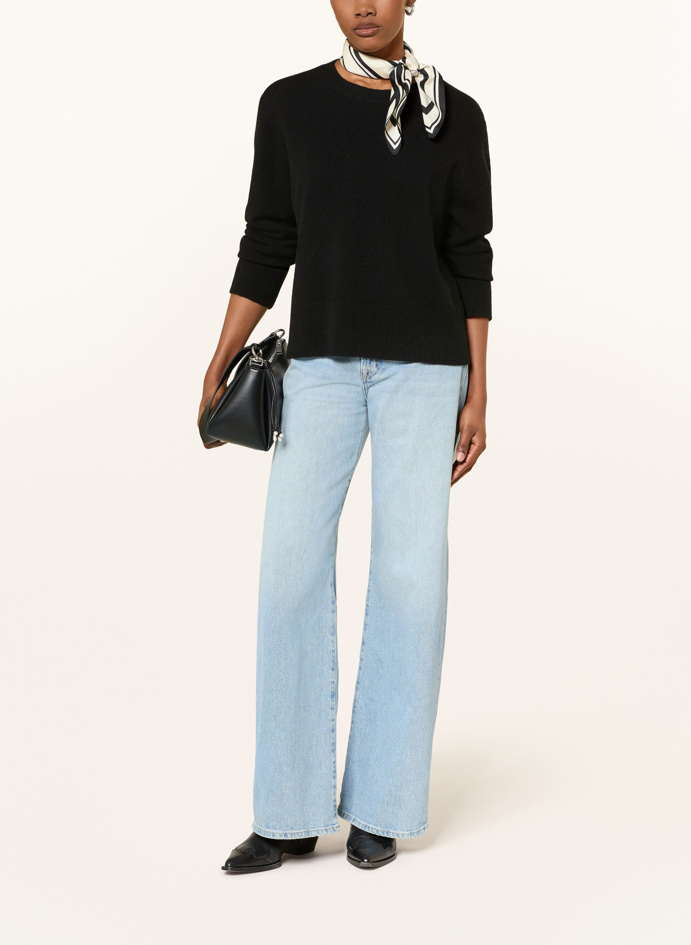 FTC CASHMERE Sweter z kaszmiru: CZARNY