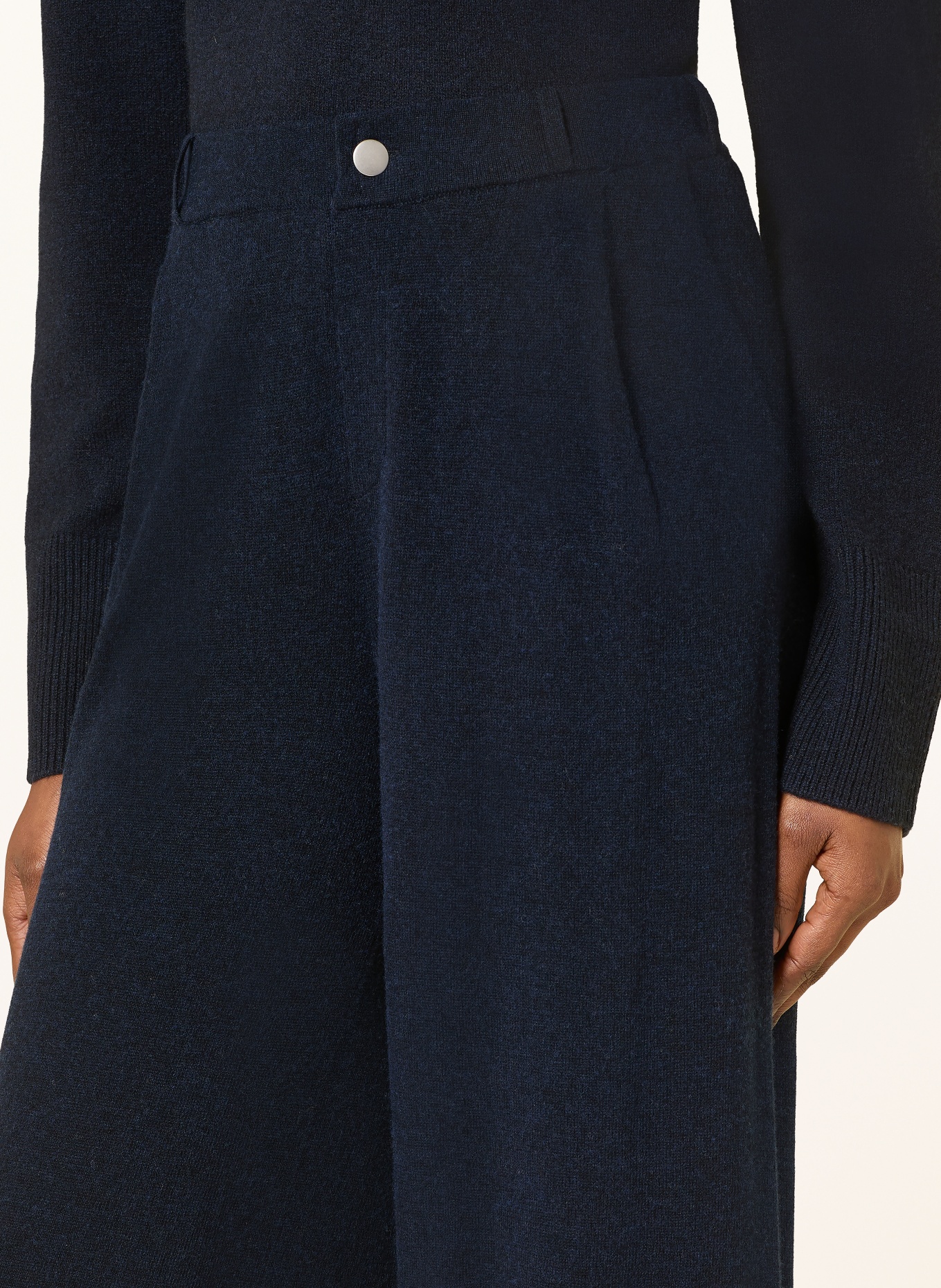 FTC CASHMERE kalhoty Marlene: TMAVĚ MODRÁ